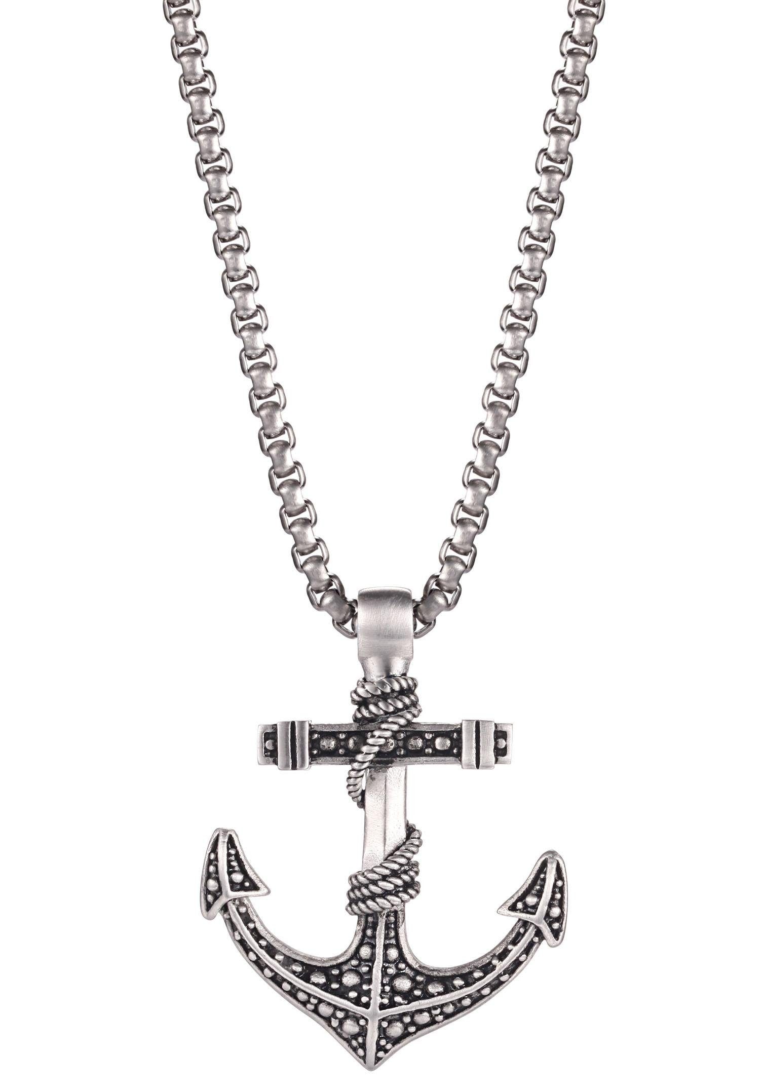 Kingka Kette mit Anhänger "Anker/Segeltau"
