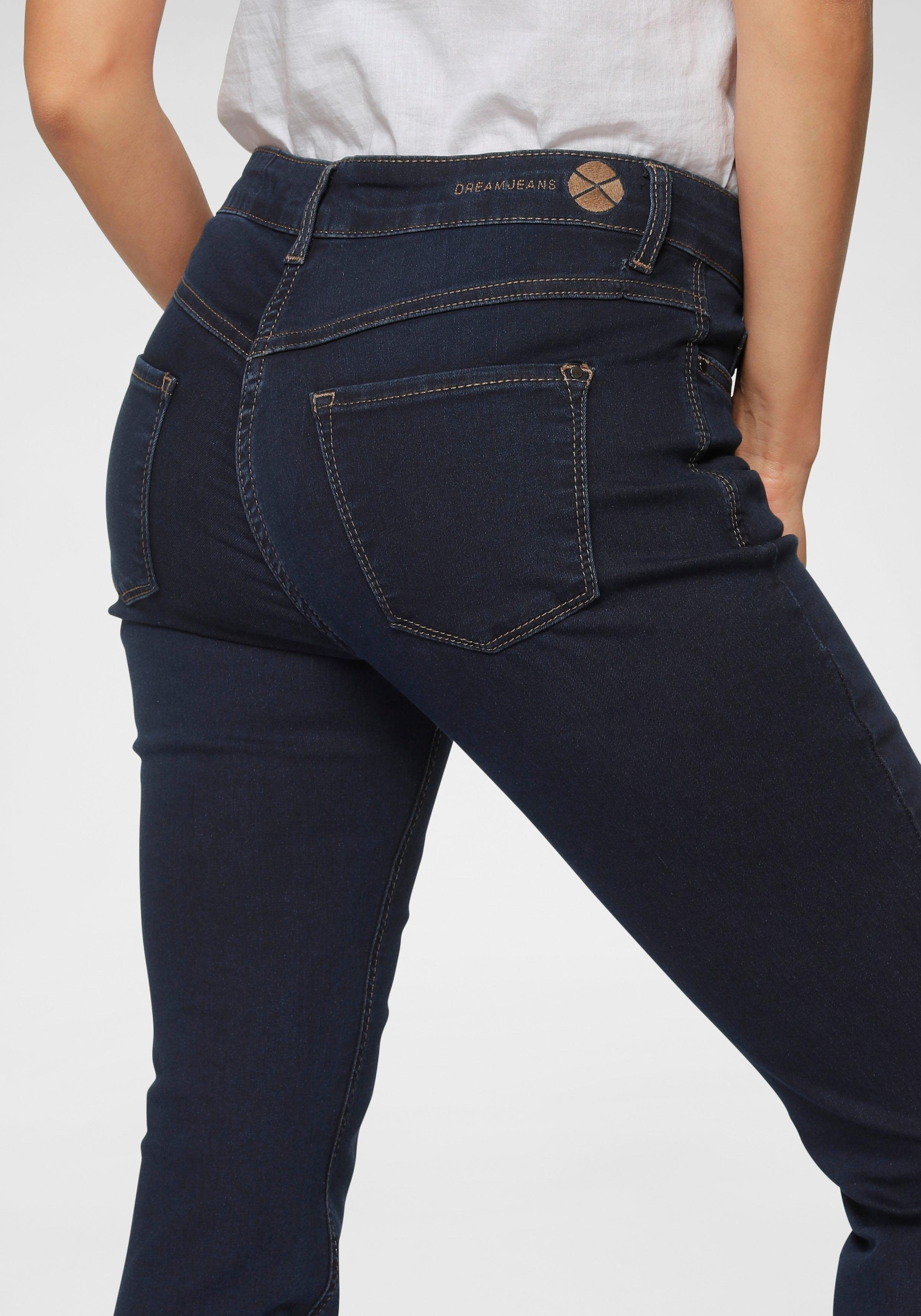 MAC Skinny-fit-Jeans »Dream Skinny«, Hochelastische Qualität sorgt für den perfekten Sitz