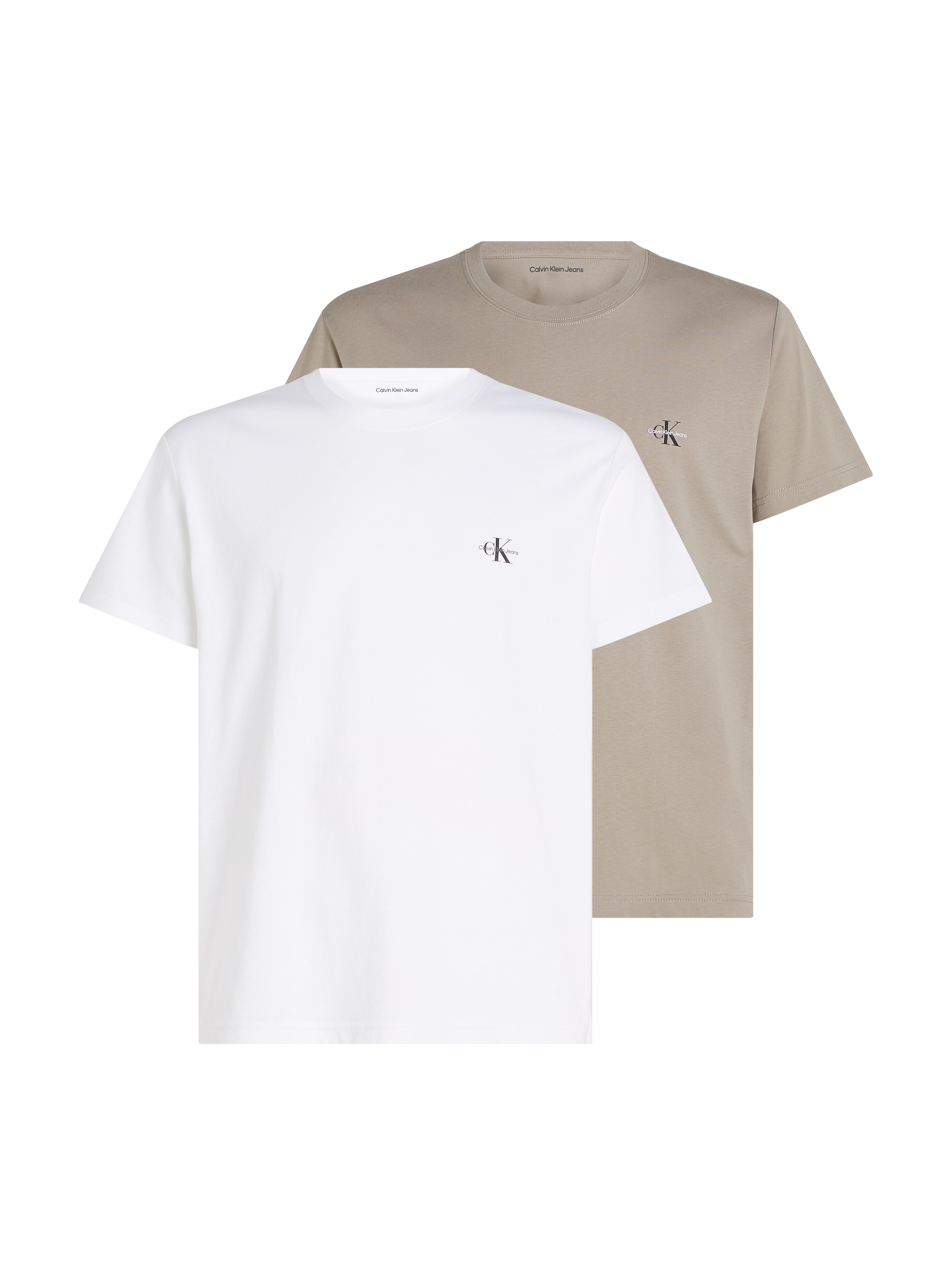 Calvin Klein Jeans T-Shirt »2 PACK MONOLOGO« Logodruck