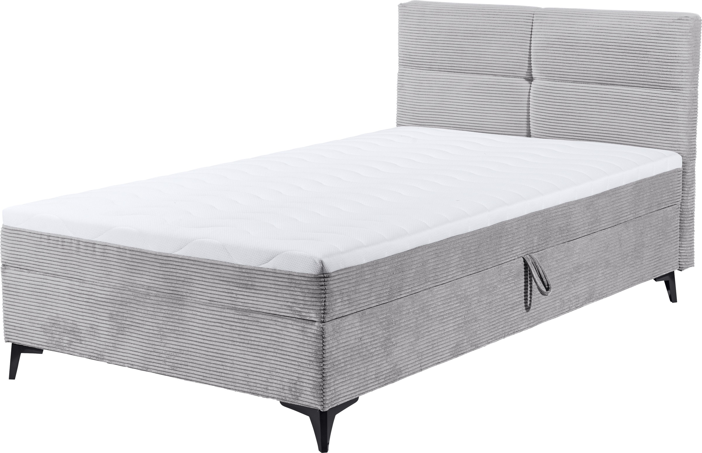 ED EXCITING DESIGN Boxbett »Andon«, mit Bettkasten, integrierter Topper, universell aufbaubar