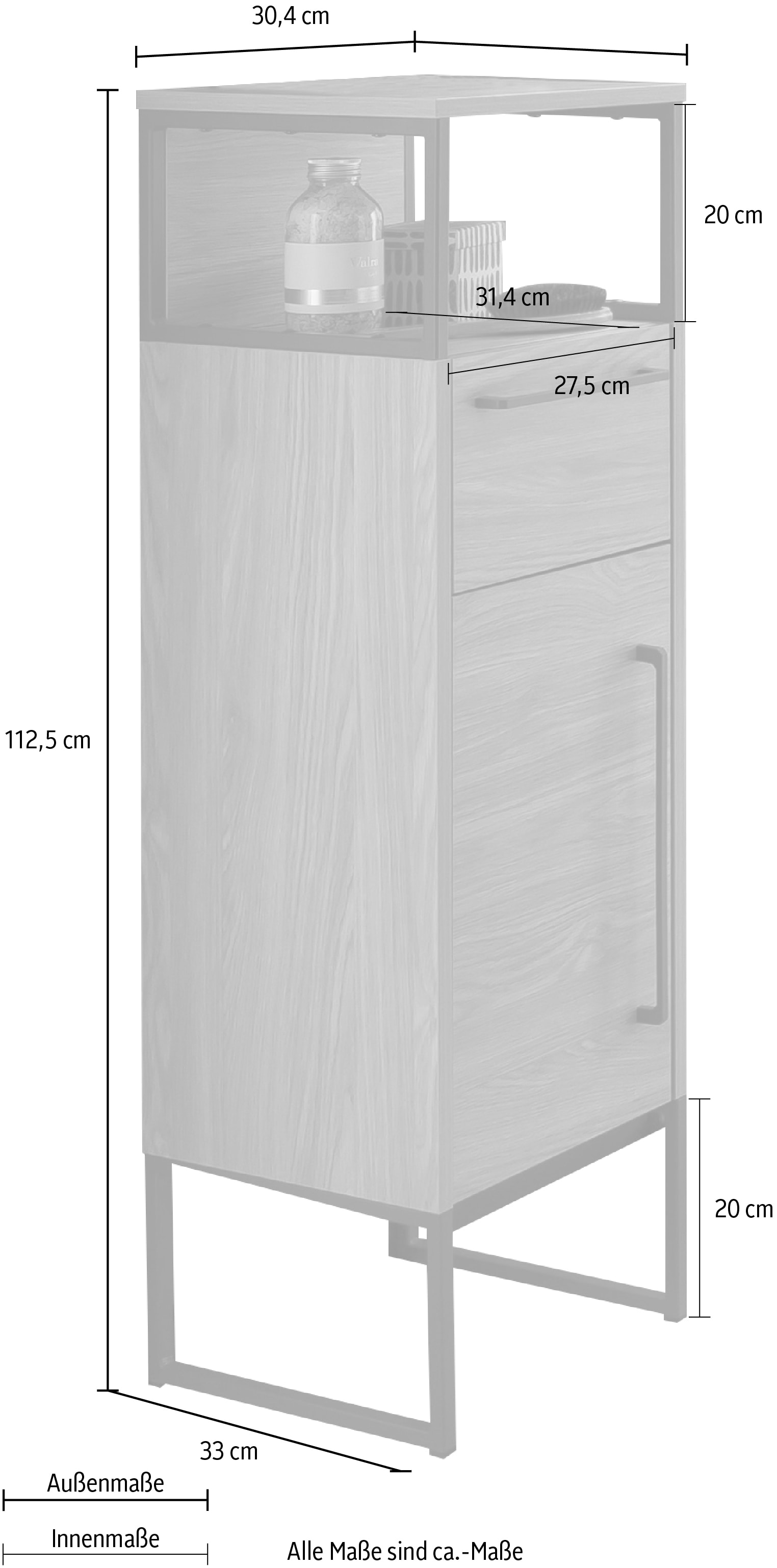 Schildmeyer Midischrank »Limone«