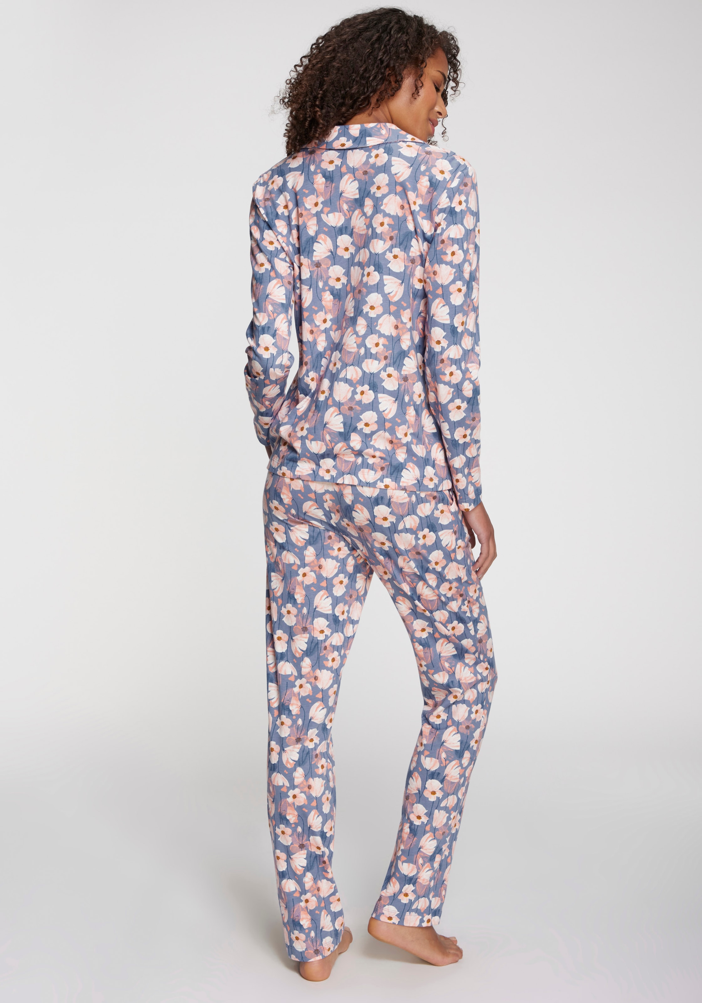 Vivance Dreams Pyjamahose, mit Schönem Allover-Muster