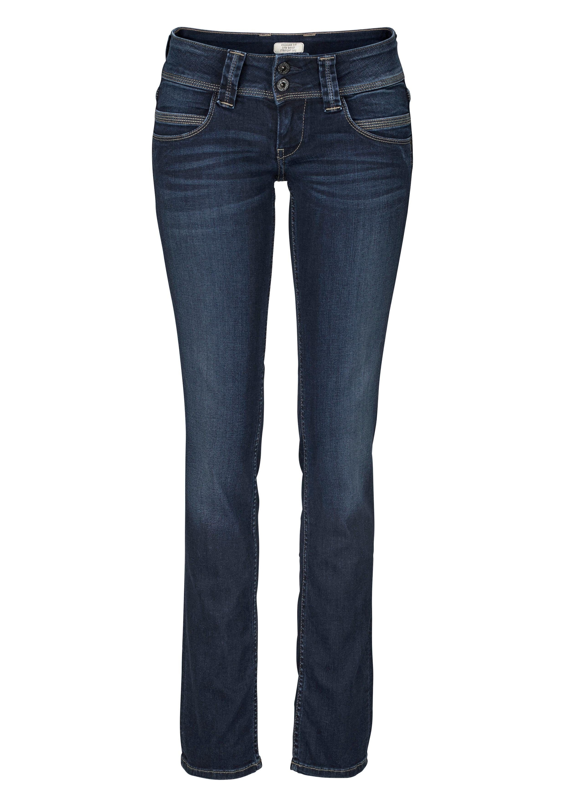 Pepe Jeans Regular-fit-Jeans »VENUS«, mit Badge