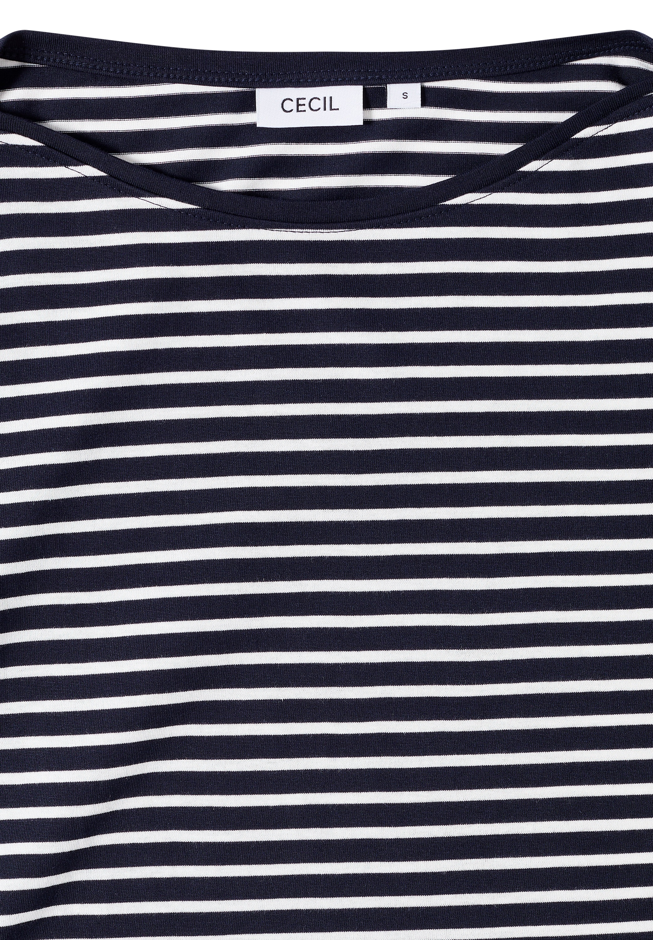 Cecil 3/4-Arm-Shirt, mit Streifen Muster