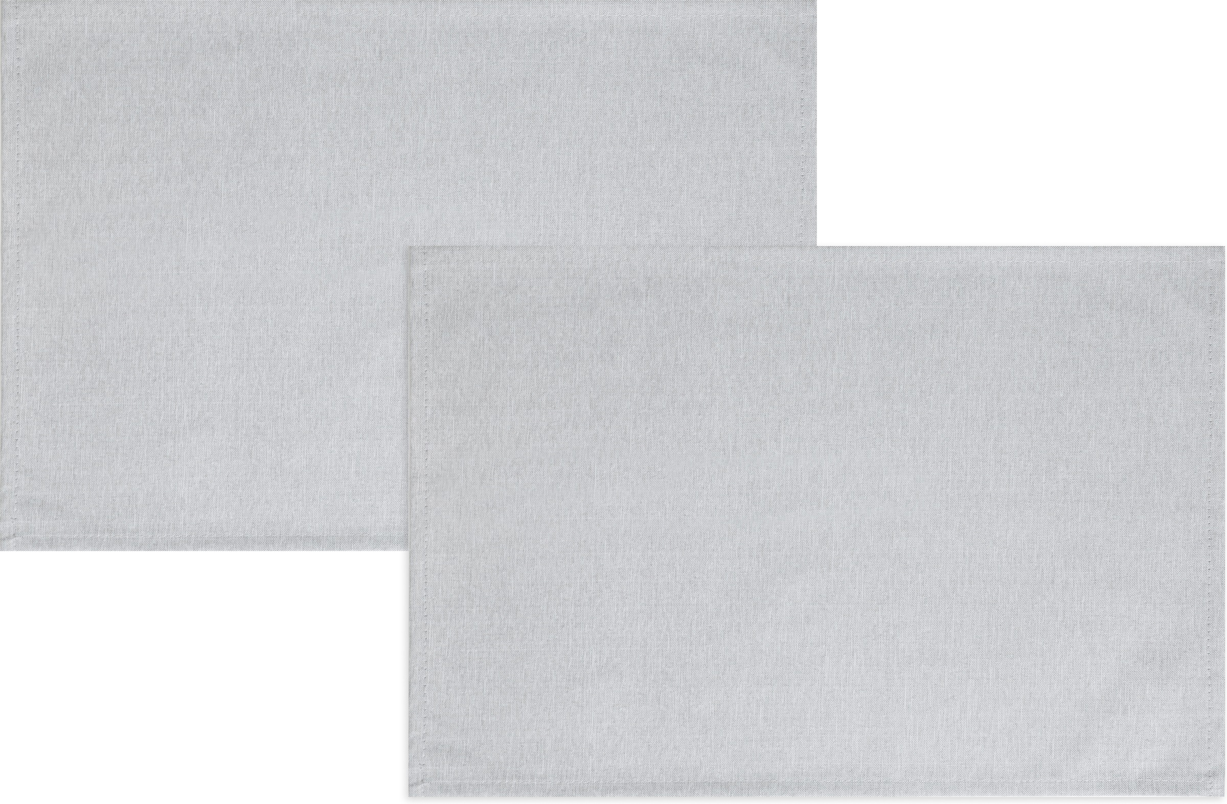 OTTO home Platzset "Ozzie, Leinenoptik, 2 Stück, weiche und flexible Materialqualität," Uni, strukturiert, Pflegeleicht, Praktisch,Dekoration, 30x45cm