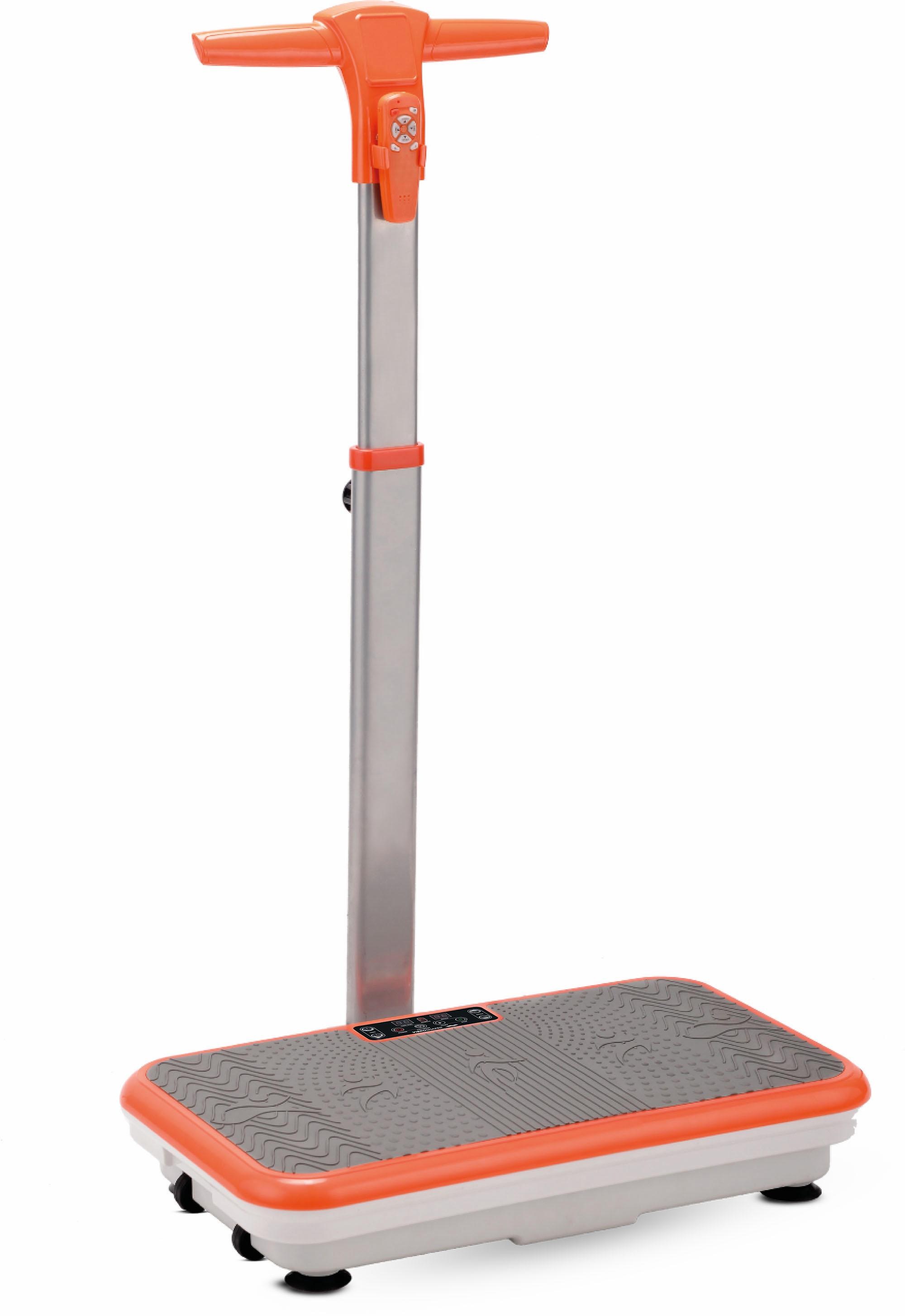 MediaShop Vibrationsplatte »VIBROSHAPER« 200 W 3 Intensitätsstufen Set, mit Trainingsbändern, mit abnehmbarer Haltestange