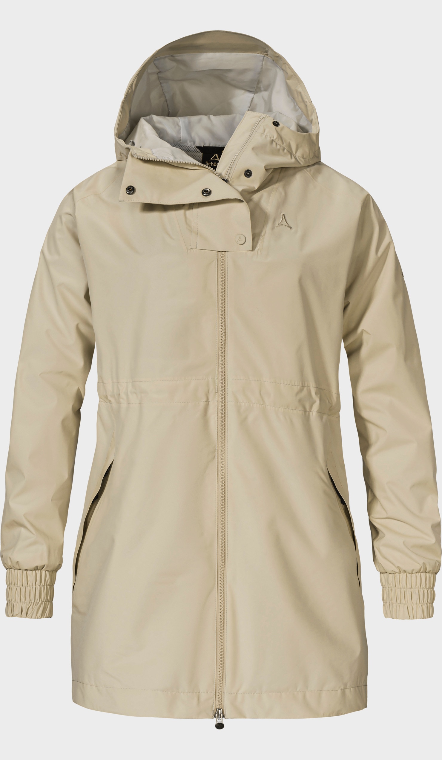 Schöffel 4705, Beige Parka "Parka Style Bohorok Wms" Mit Kapuze