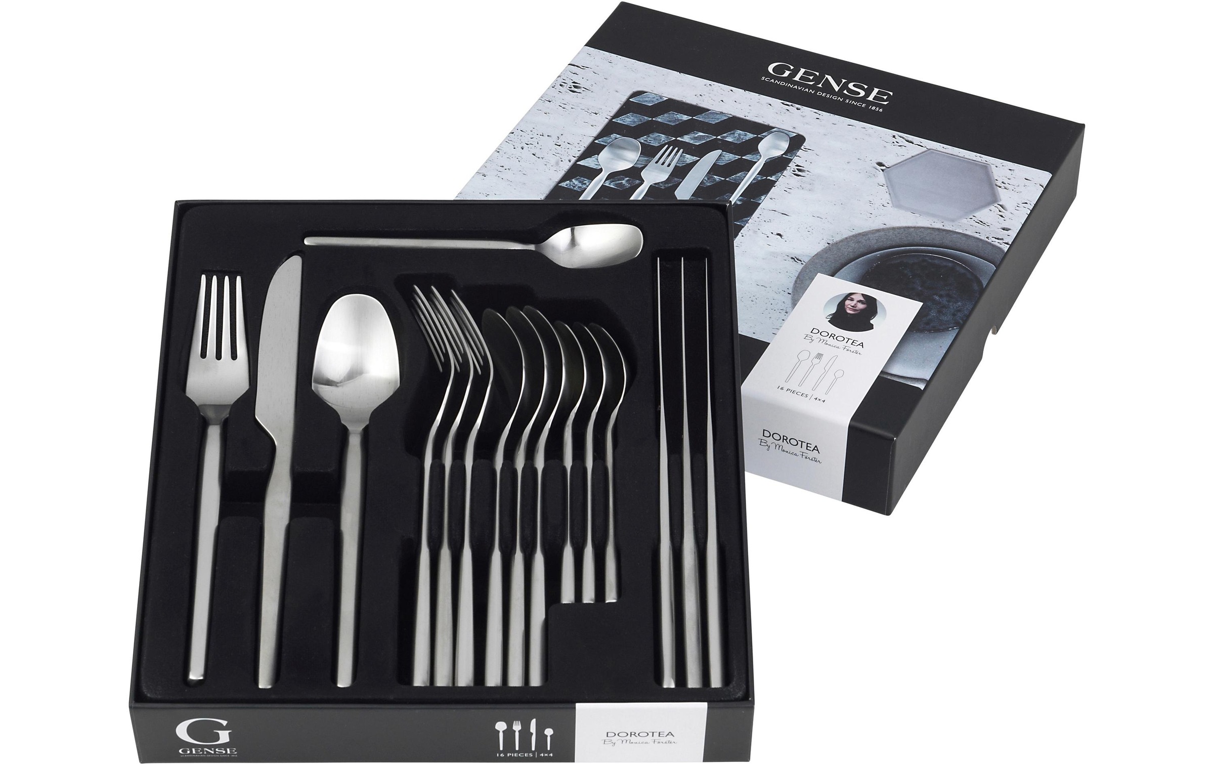 Besteck-Set »Gense Dorotea 16tlg.«, (16 tlg.)