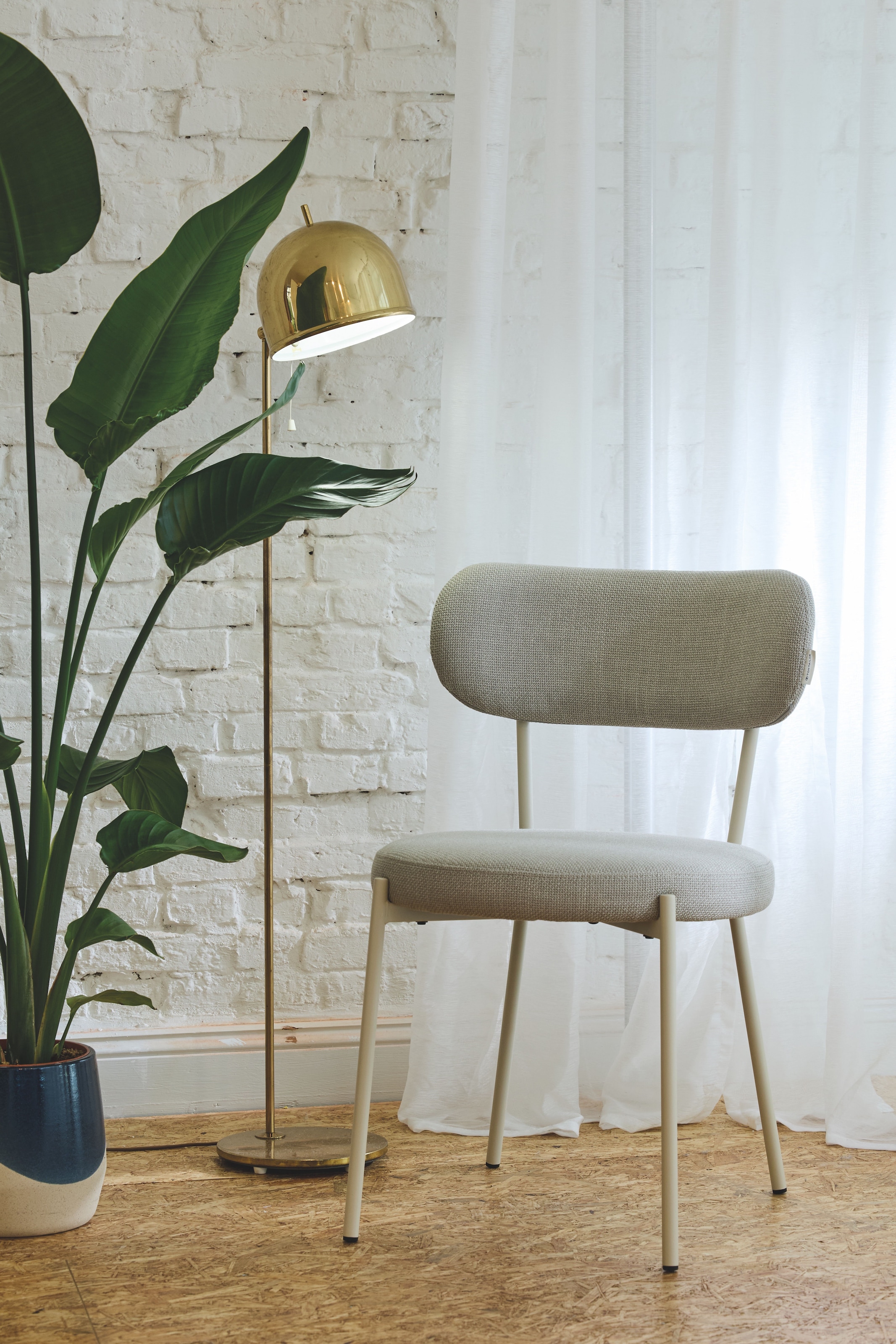 TOM TAILOR HOME 4-Fussstuhl »SOFT PAD CHAIR«, (Set), 2 St., Webstoff, Esszimmerstuhl, 4-Fussgestell, mit Rückenausschnitt