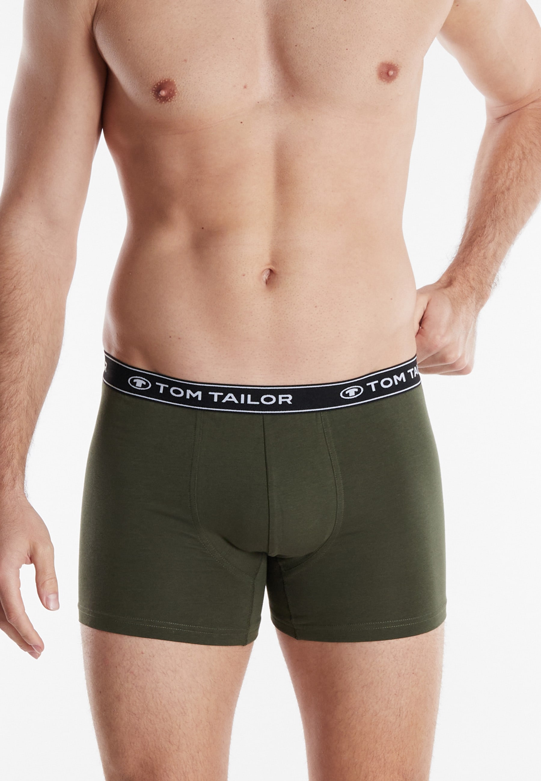 TOM TAILOR Boxershorts »Buffer«, (3er Pack), mit perfekter Passform für jeden Tag