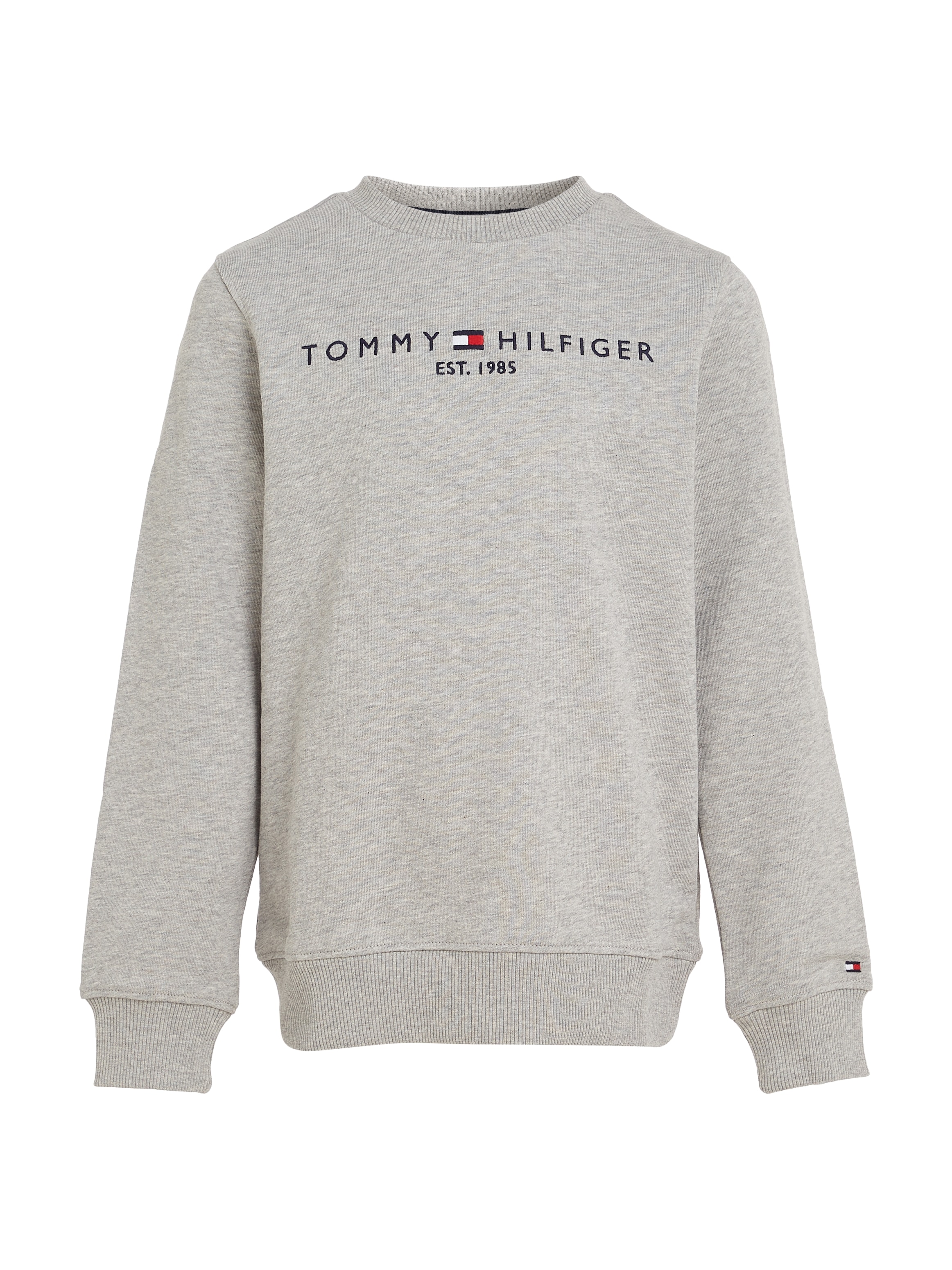 Tommy SWEATSHIRT«, Sweatshirt Tommy mit Hilfiger | online Jelmoli-Versand Hilfger kaufen ✵ »ESSENTIAL Logo-Schriftzug