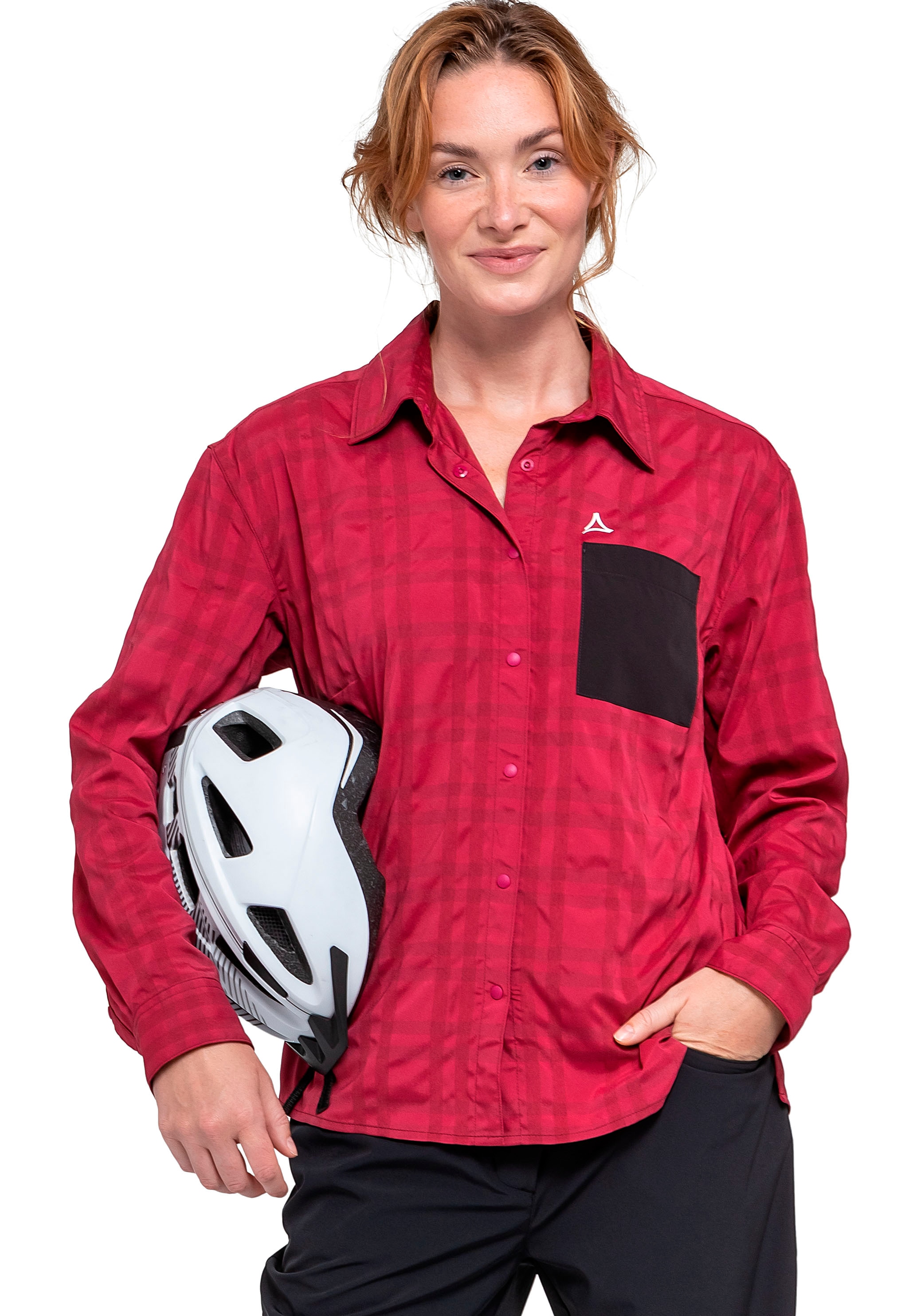 Schöffel Shirtbluse »Blouse Style Jalpuh WMS« für Radsport, aus Polyester, Nylon und Elasthan