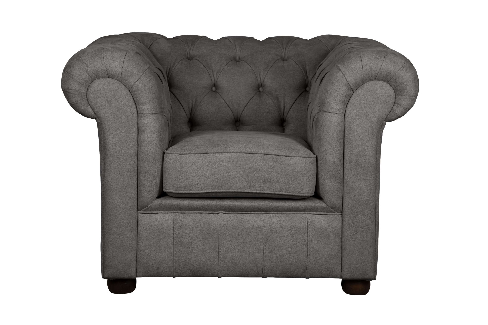 Home affaire Sessel »CHARENTE, Chesterfield, Wellenfederung, Masse B/T/H: 105/89/74 cm«, mit edler Knopfheftung und typischen Armlehnen