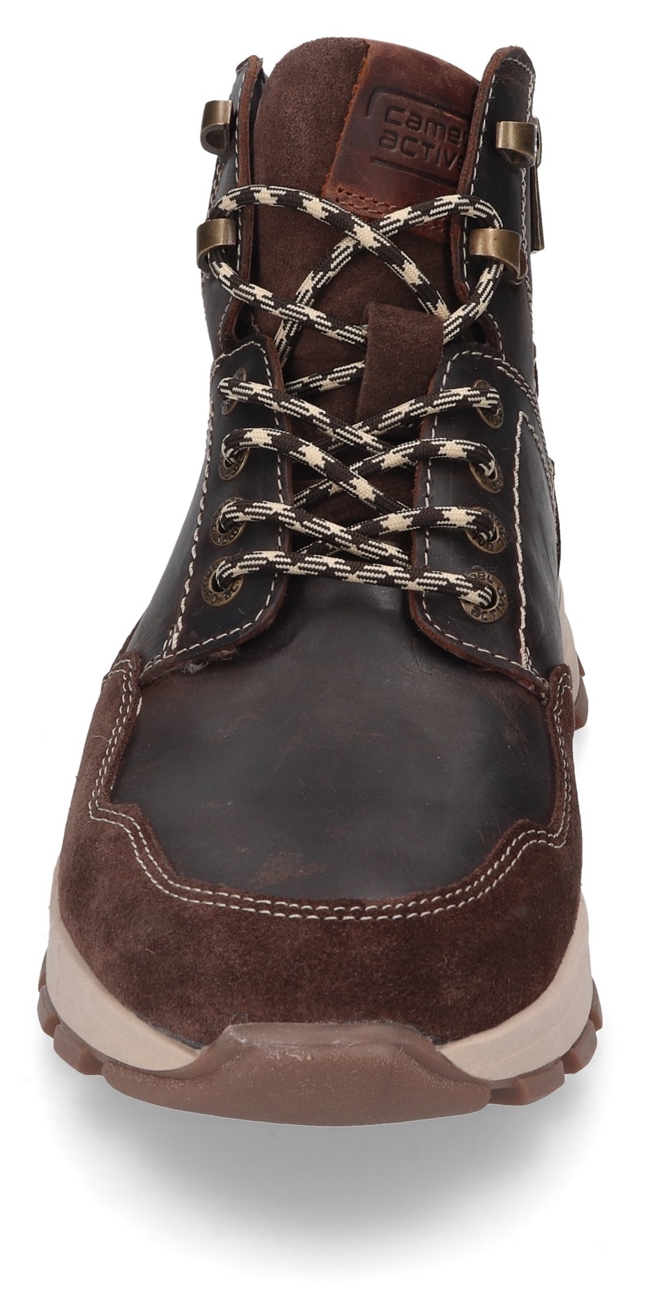 camel active Schnürboots, Schnürboos, High Top Sneaker, Winterboots mit Wechselfussbett