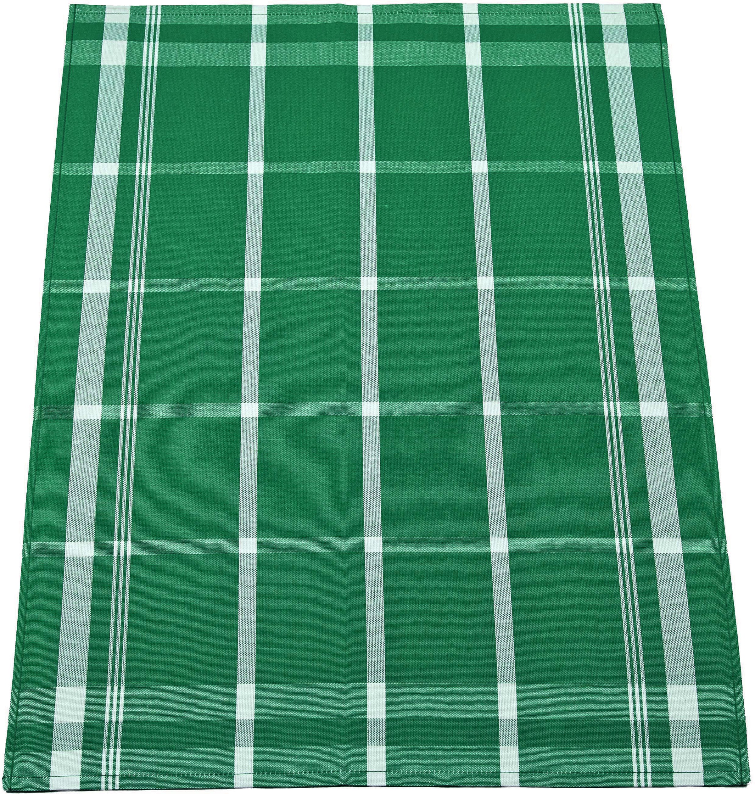 ROSS Geschirrtuch »Exclusiv«, (Set, 3 tlg.), 1x Küchen-Frottiertuch (Streifen) und 2 Geschirrtücher (Karodesign)