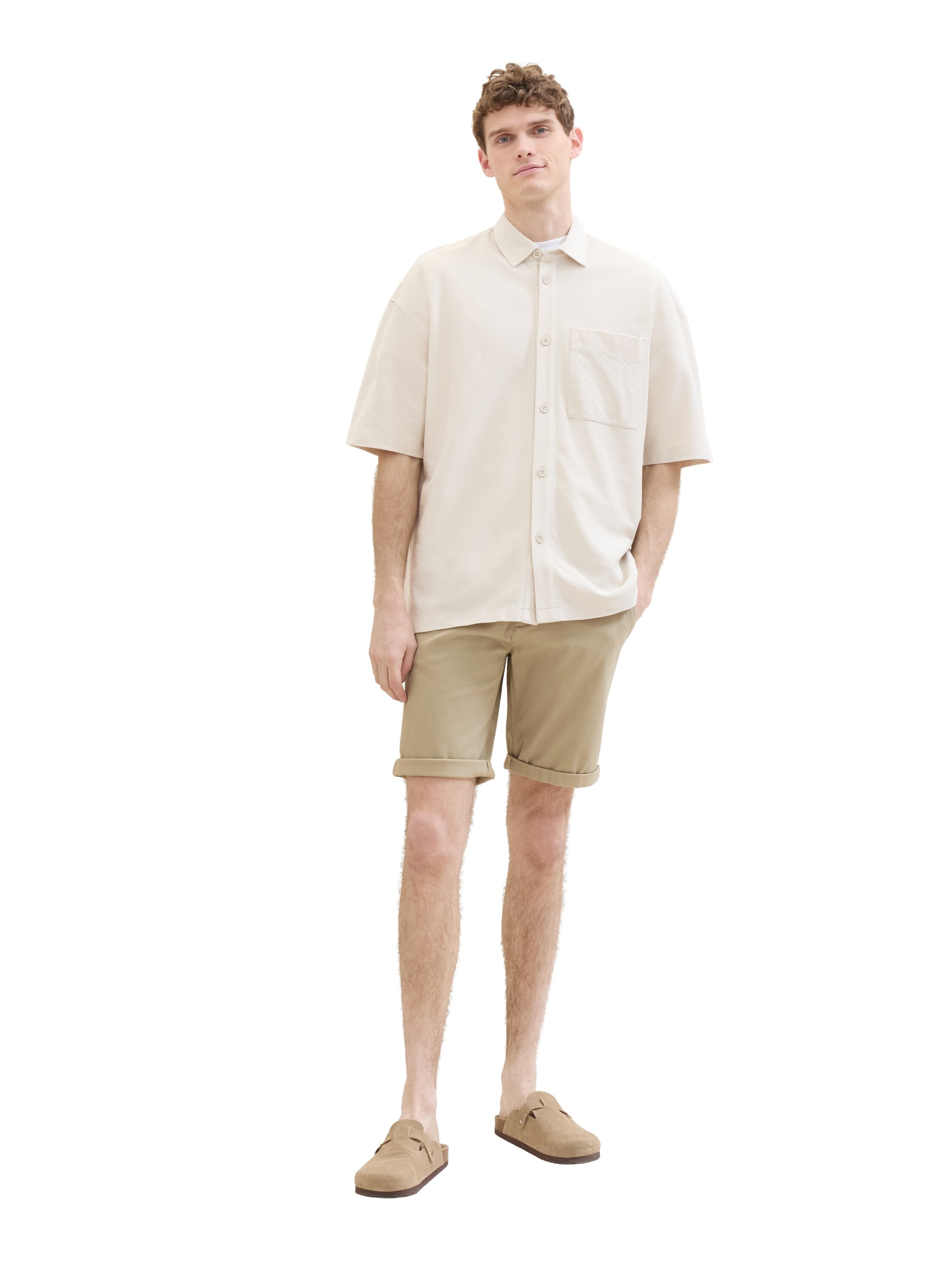 TOM TAILOR Bermudas, Sommerhose mit Paspeltasche