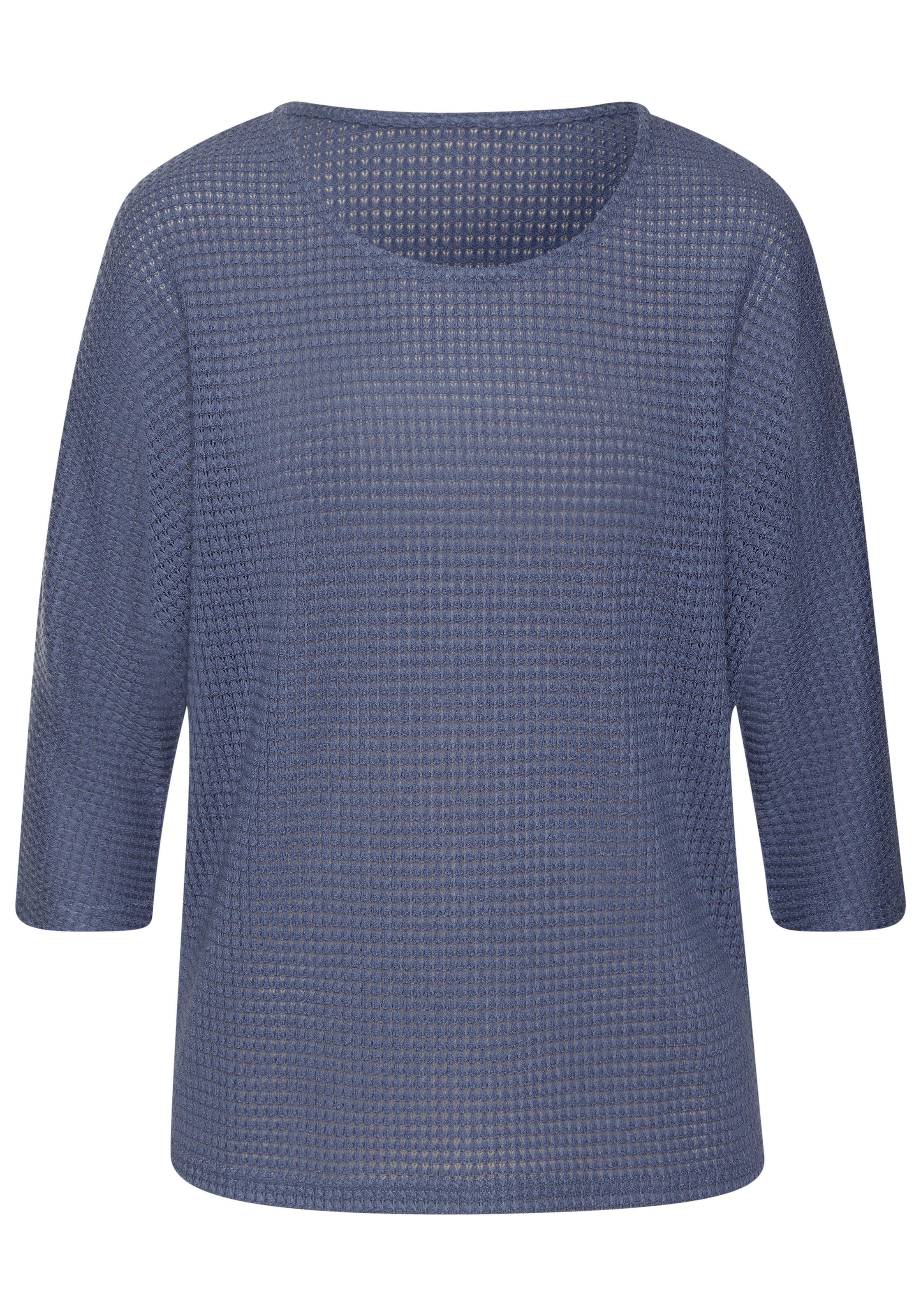 Vivance 3/4-Arm-Shirt »aus bügelfreiem Waffelstrick«, aus bügelfreier Strickqualität