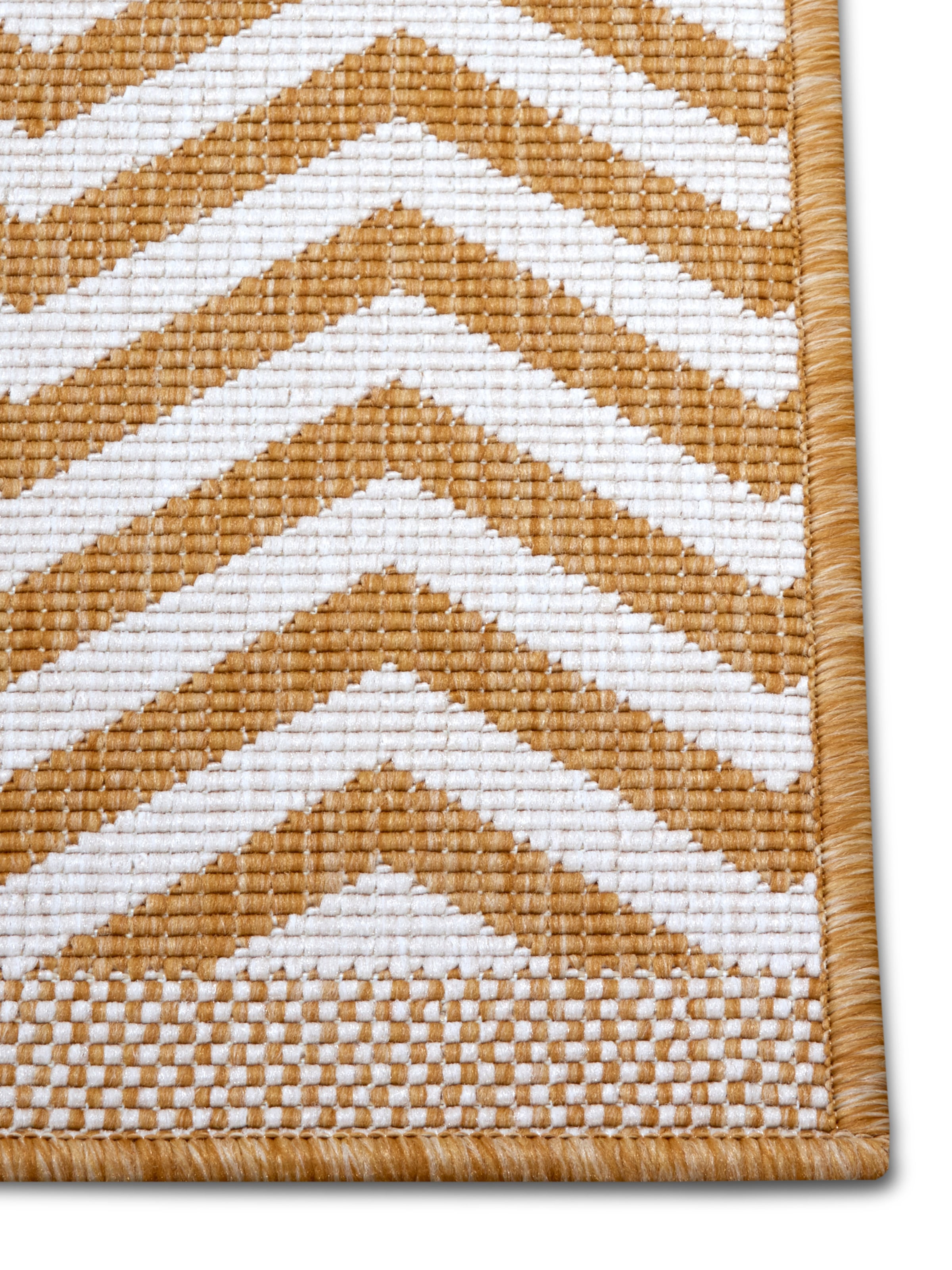 NORTHRUGS Teppich »Palma Wendeteppich«, rechteckig, 5 mm Höhe, In-& Outdoor, Wetterfest, Balkon, Läufer, Wohnzimmer, Wasserfest