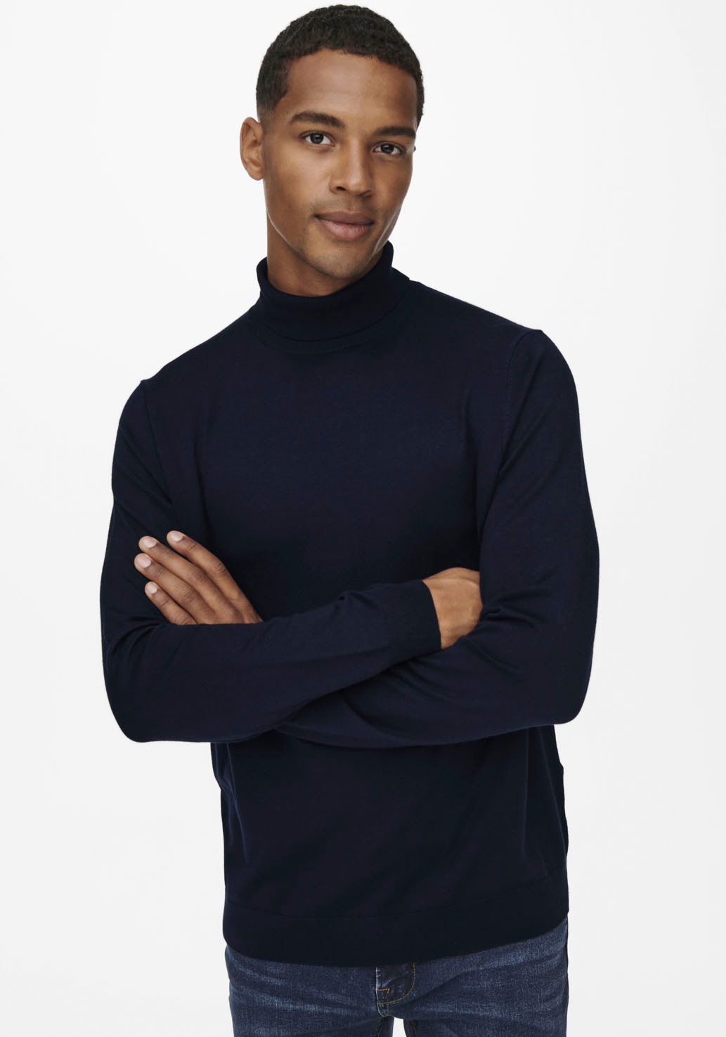 ONLY & SONS Rollkragenpullover »ONSWYLER LIFE REG ROLL NECK KNIT NOOS«