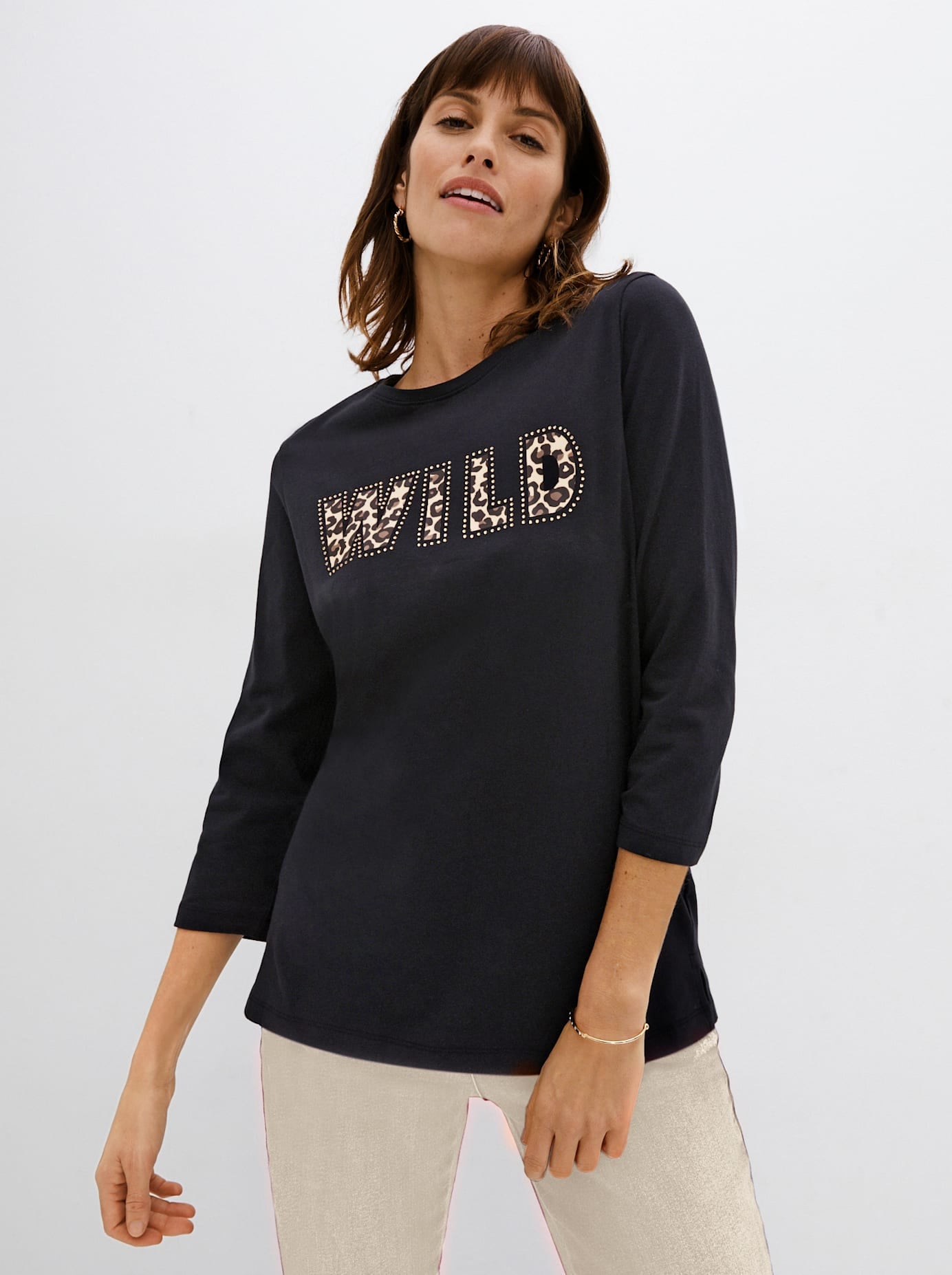 Inspirationen 3/4-Arm-Shirt »Shirt« 1 tlg.