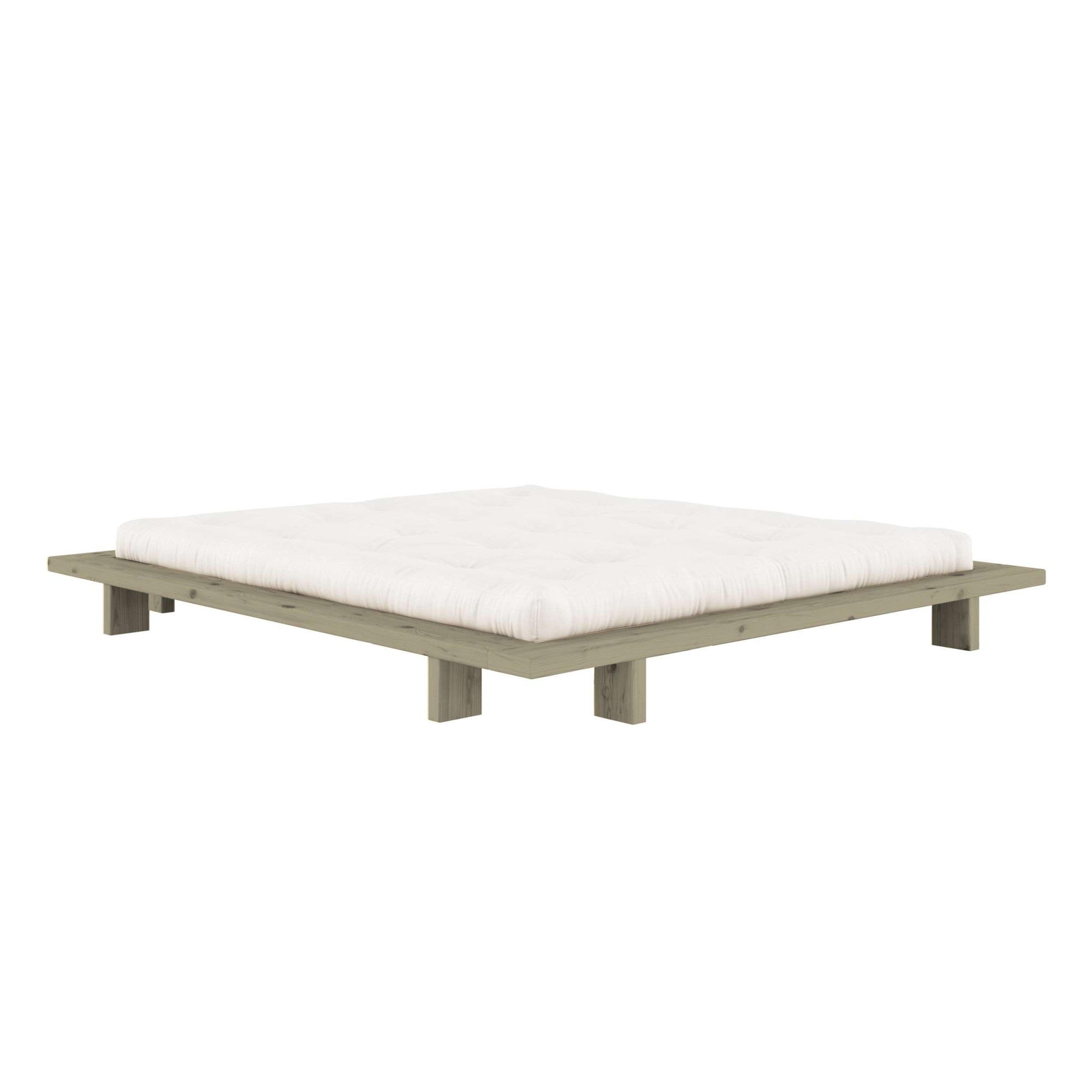 Karup Design Futonbett "Bettgestell JAPAN BED Futonbett aus FSC-zertifiziertem Massivholz" Mit Lattenrost, zeitlos, bequem & in mehreren Farben und Grössen erhältlich