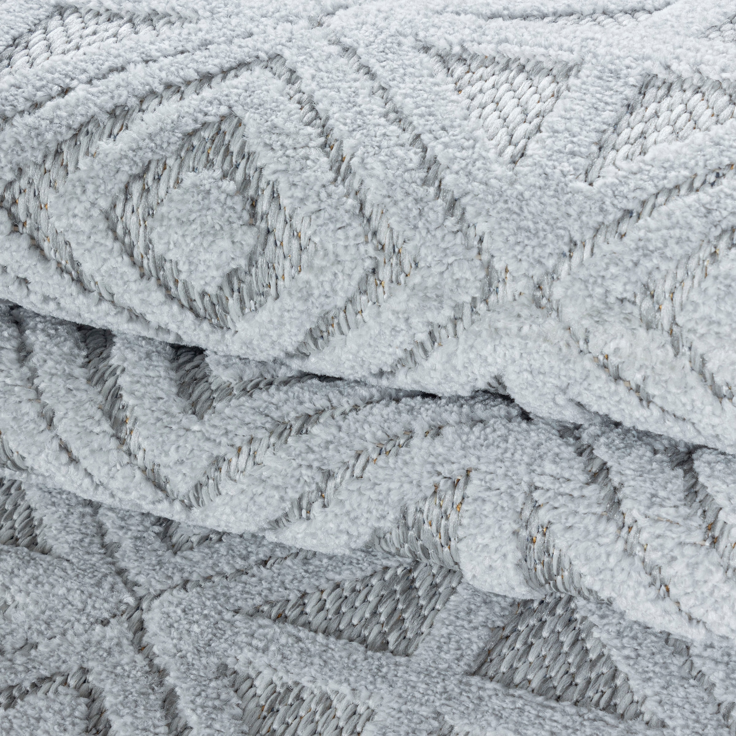 Ayyildiz Teppiche Teppich »BAHAMA 5156«, rechteckig, 8 mm Höhe, Läufer, Flachflor mit Hoch-Tief-Struktur, In-und Outdoor geeignet