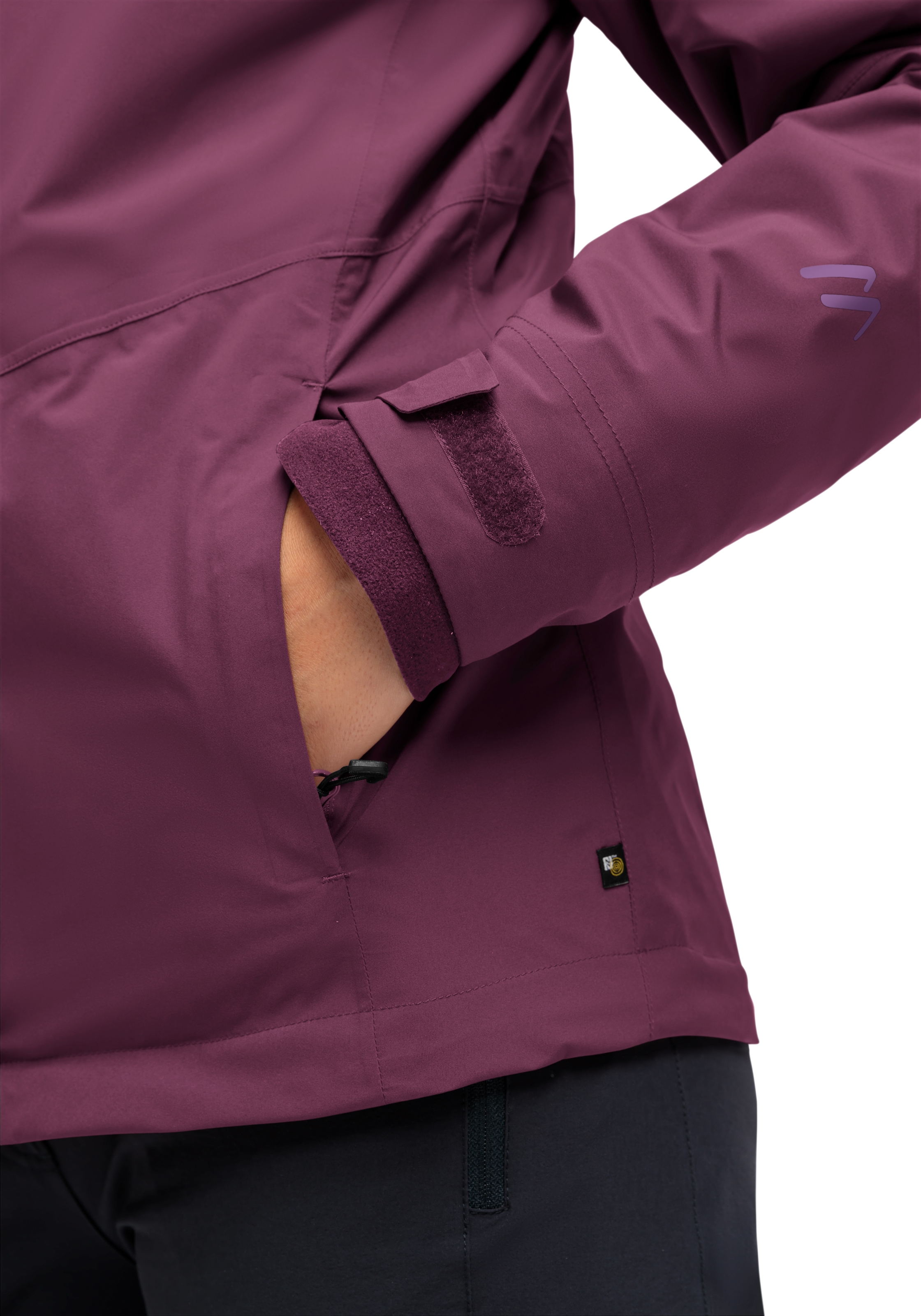 Maier Sports Funktionsjacke »Metor 3in1 W«, Damen Outdoorjacke, wasserdicht, RV-Taschen, Kapuze