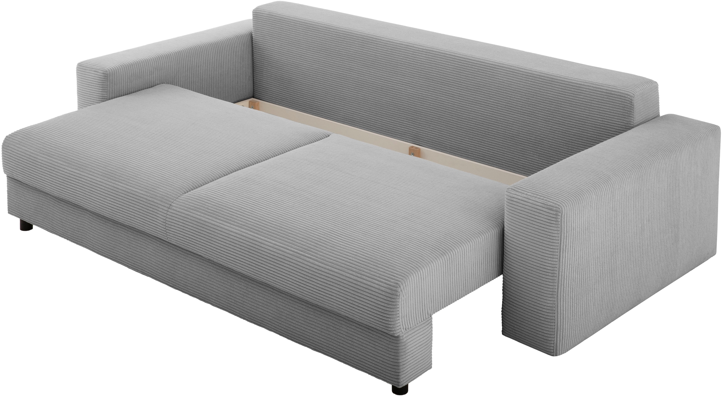 LeGer Home by Lena Gercke Schlafsofa »Imoga, Polster mit Schlaffunktion, 3-Sitzer Sofa, Couch mit Bettkasten«, in modernen Farben und Stoffen, Bettfunktion, Liegefläche: 200x150 cm