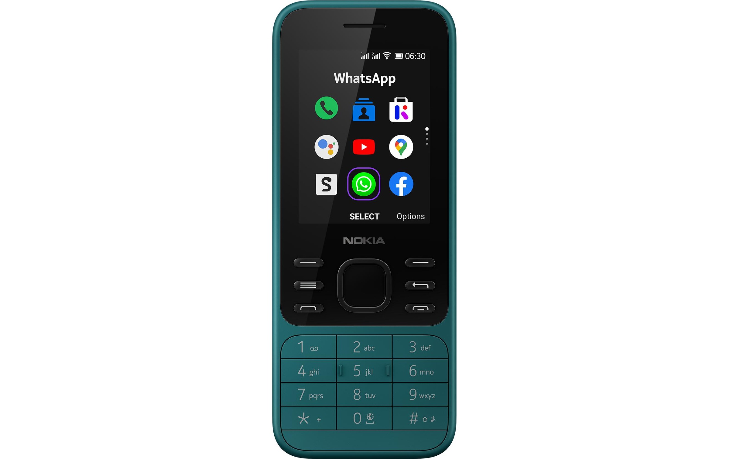 Nokia Smartphone »6300, 4G Cyan Green«, grün
