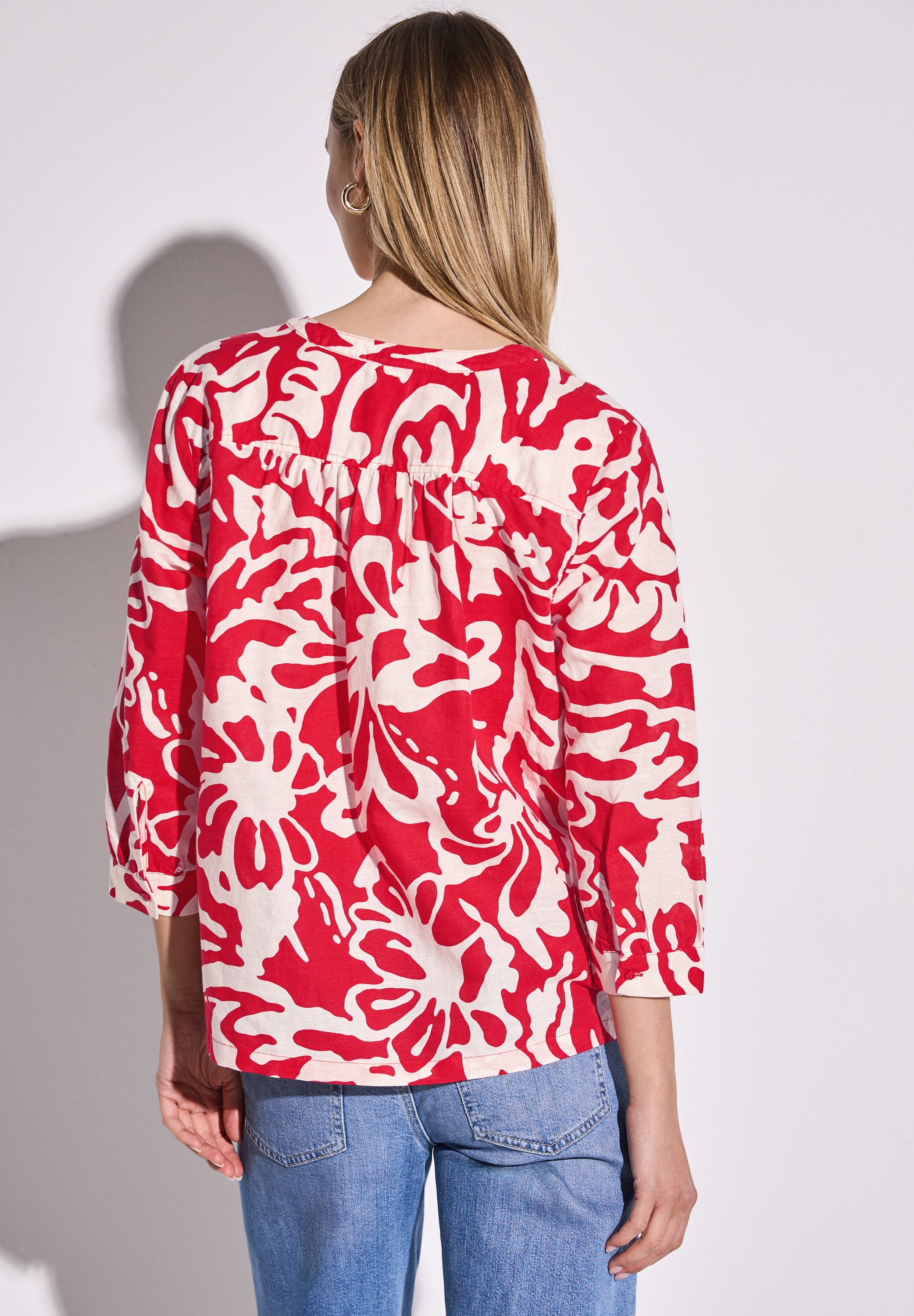 STREET ONE Klassische Bluse, mit All-Over Print