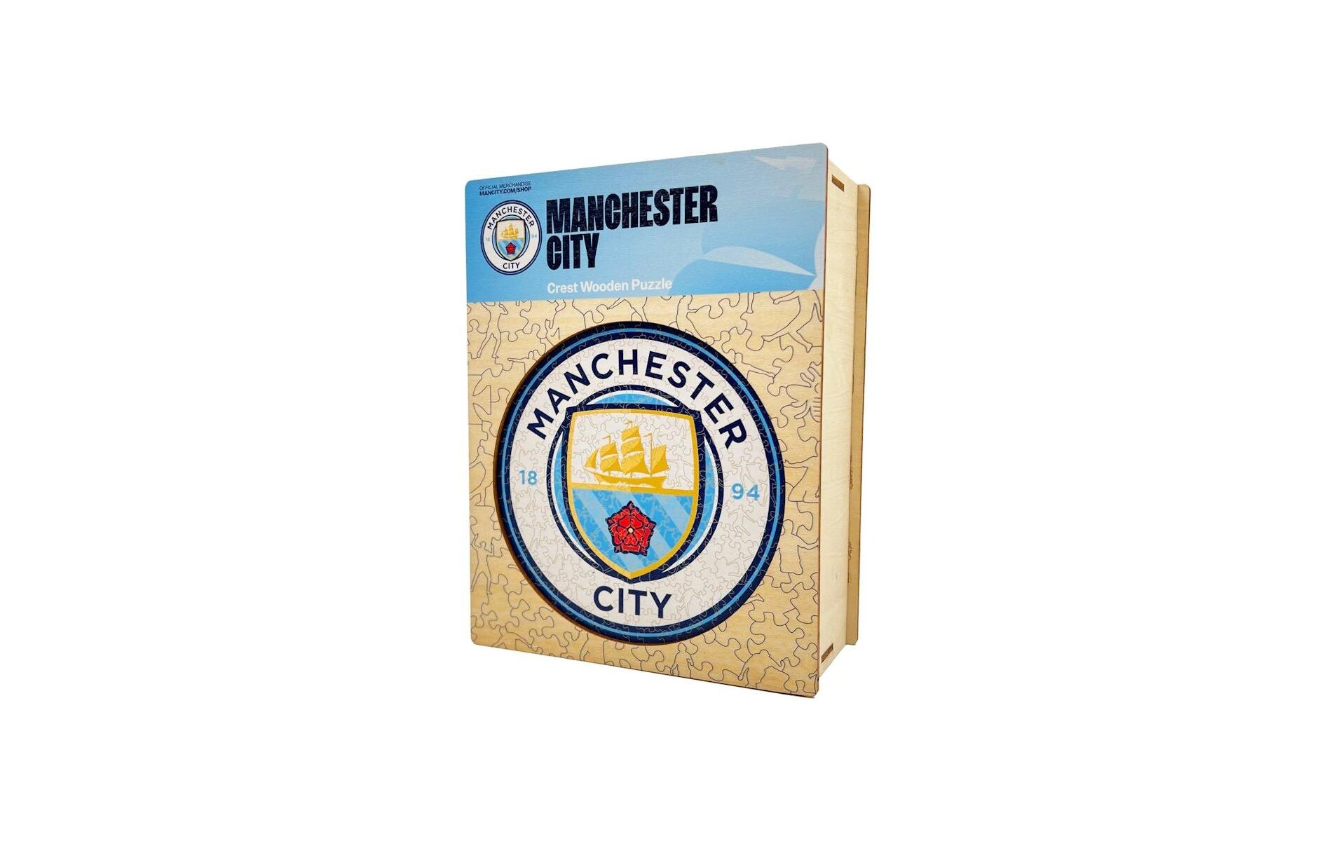 Puzzle »Iconic Man City FC – Logo«, Holzart: Birke (Herkunftsland: China)