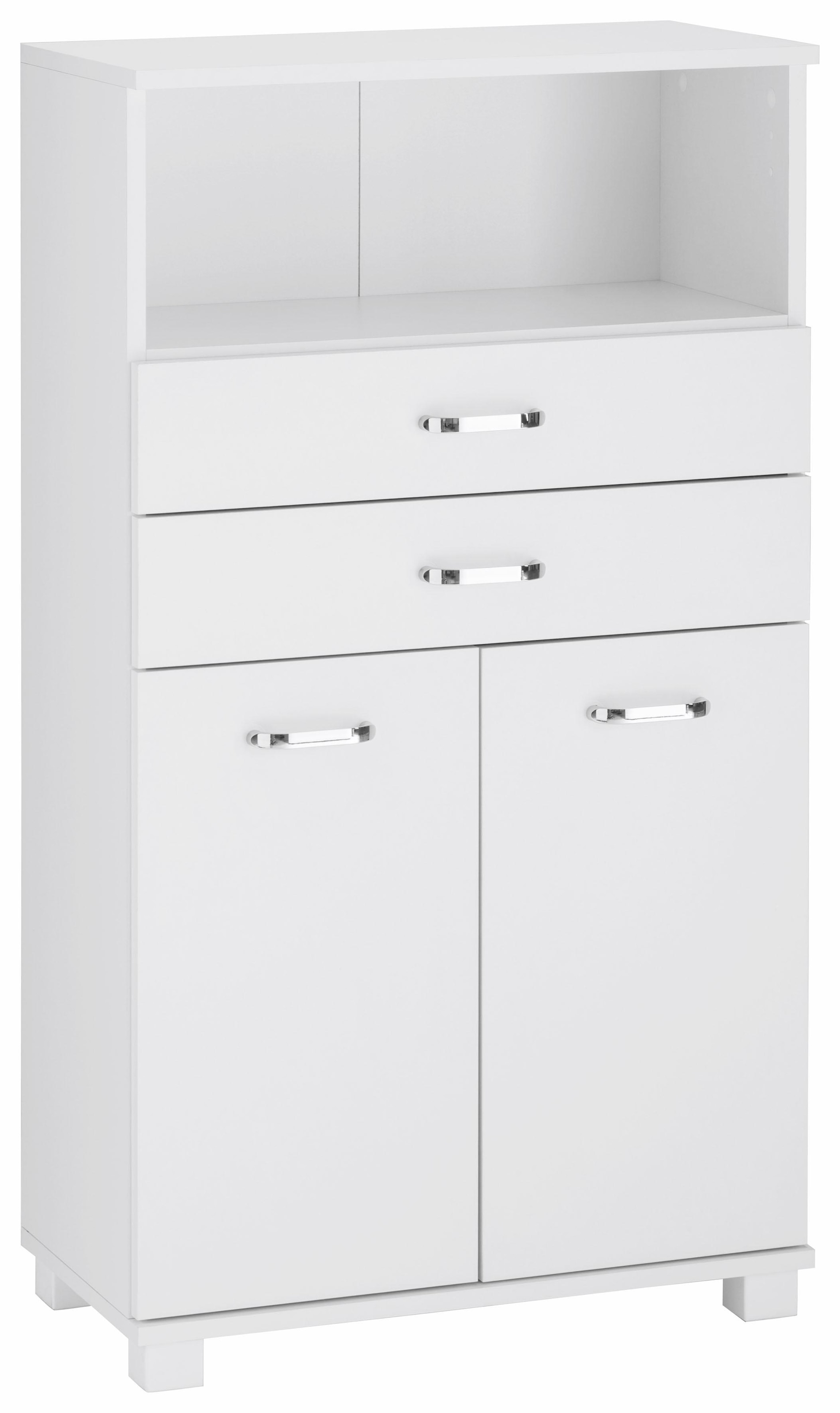 Schildmeyer Midischrank »Colli«, Breite 60 cm, Badezimmerschrank mit Metallgriffen, Ablageboden