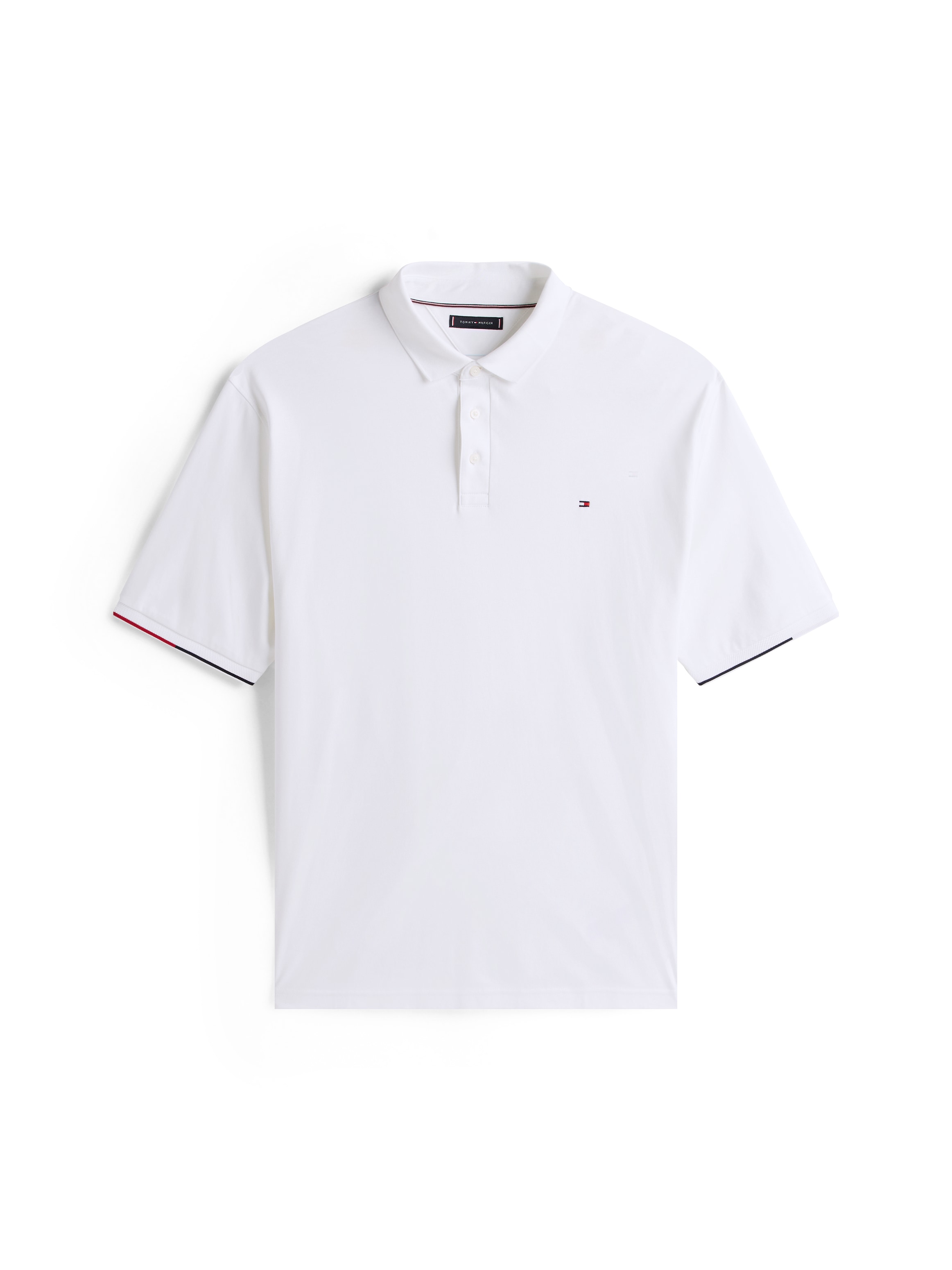 Tommy Hilfiger Big & Tall Poloshirt »BT-INTERLOCK FLAGCUFF SLIM FIT-B«, Grosse Grössen