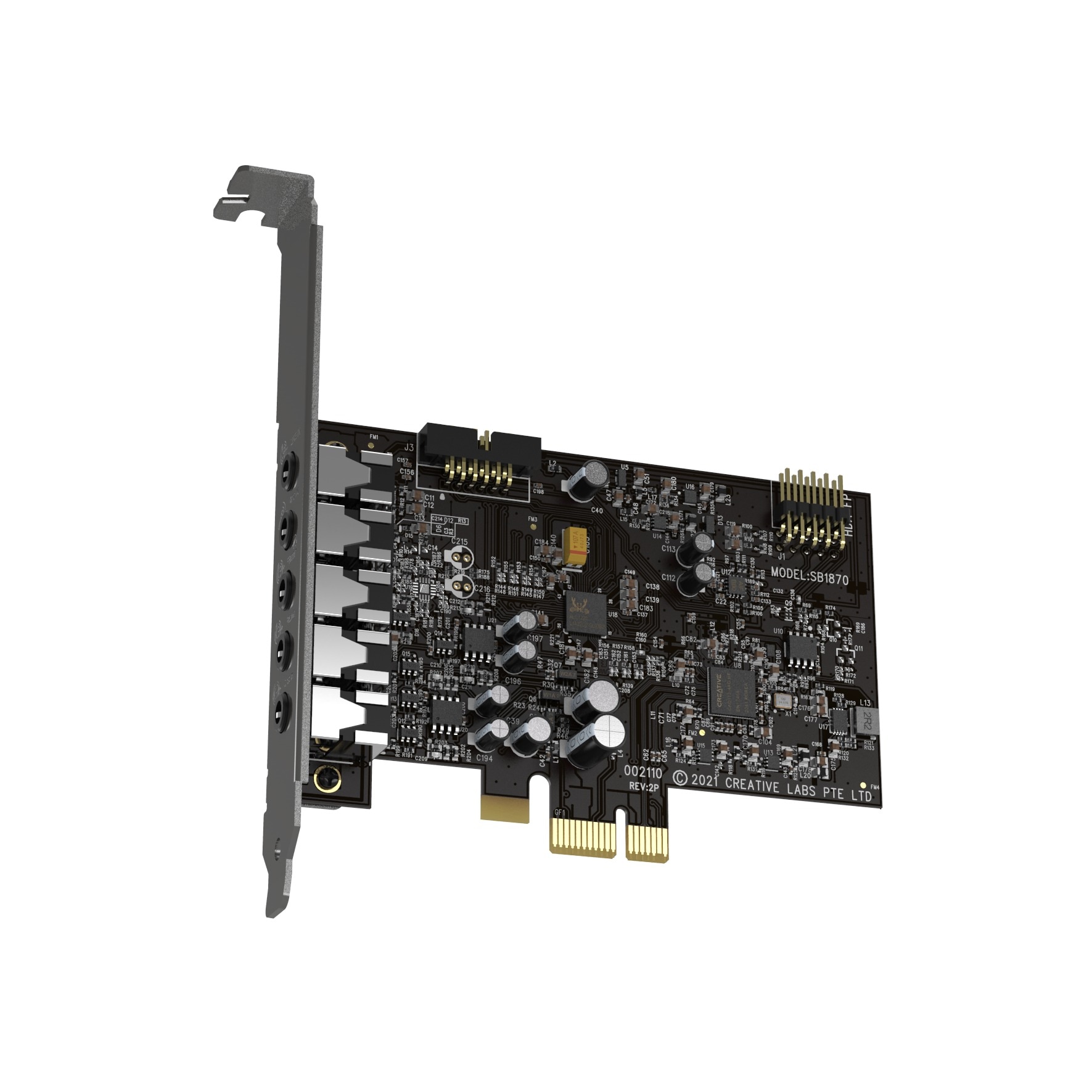 Creative Soundkarte »Sound Blaster Audigy FX V2«, Hi-Res 5.1 PCIe