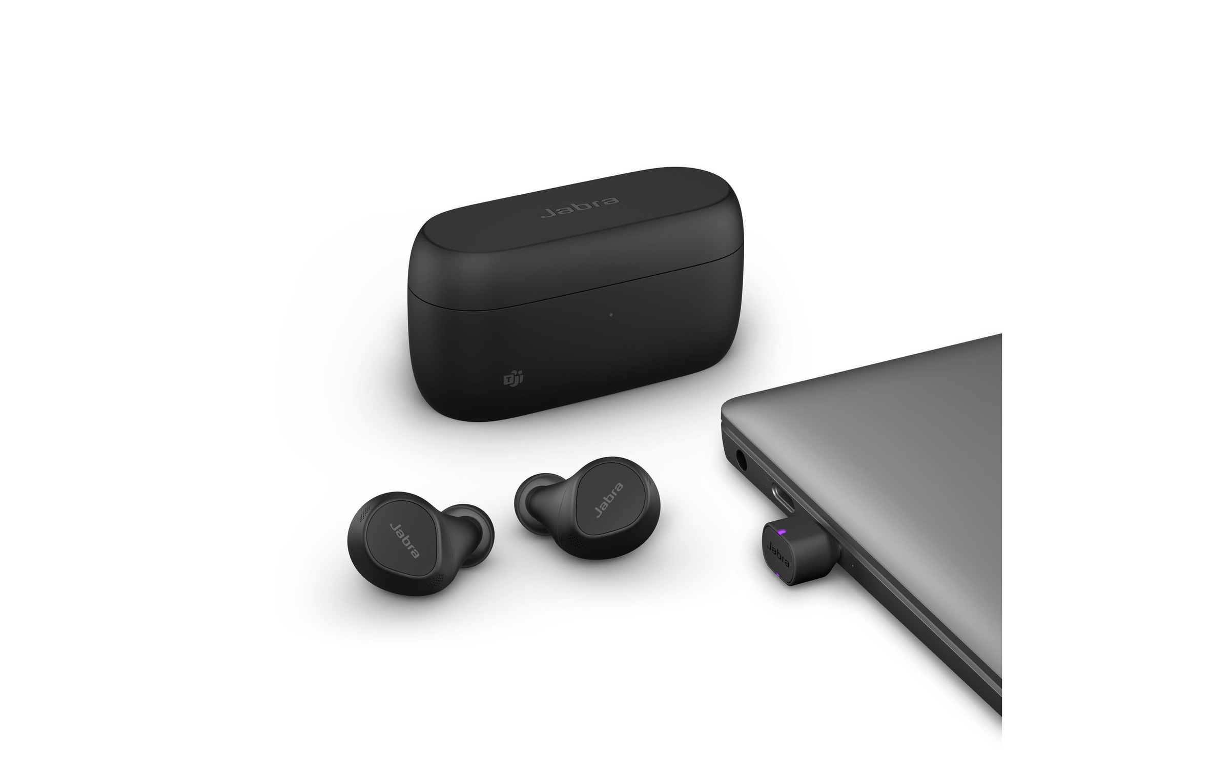 Jabra Headset »Evolve2 Buds MS USB-C«, Active Noise Cancelling (ANC)