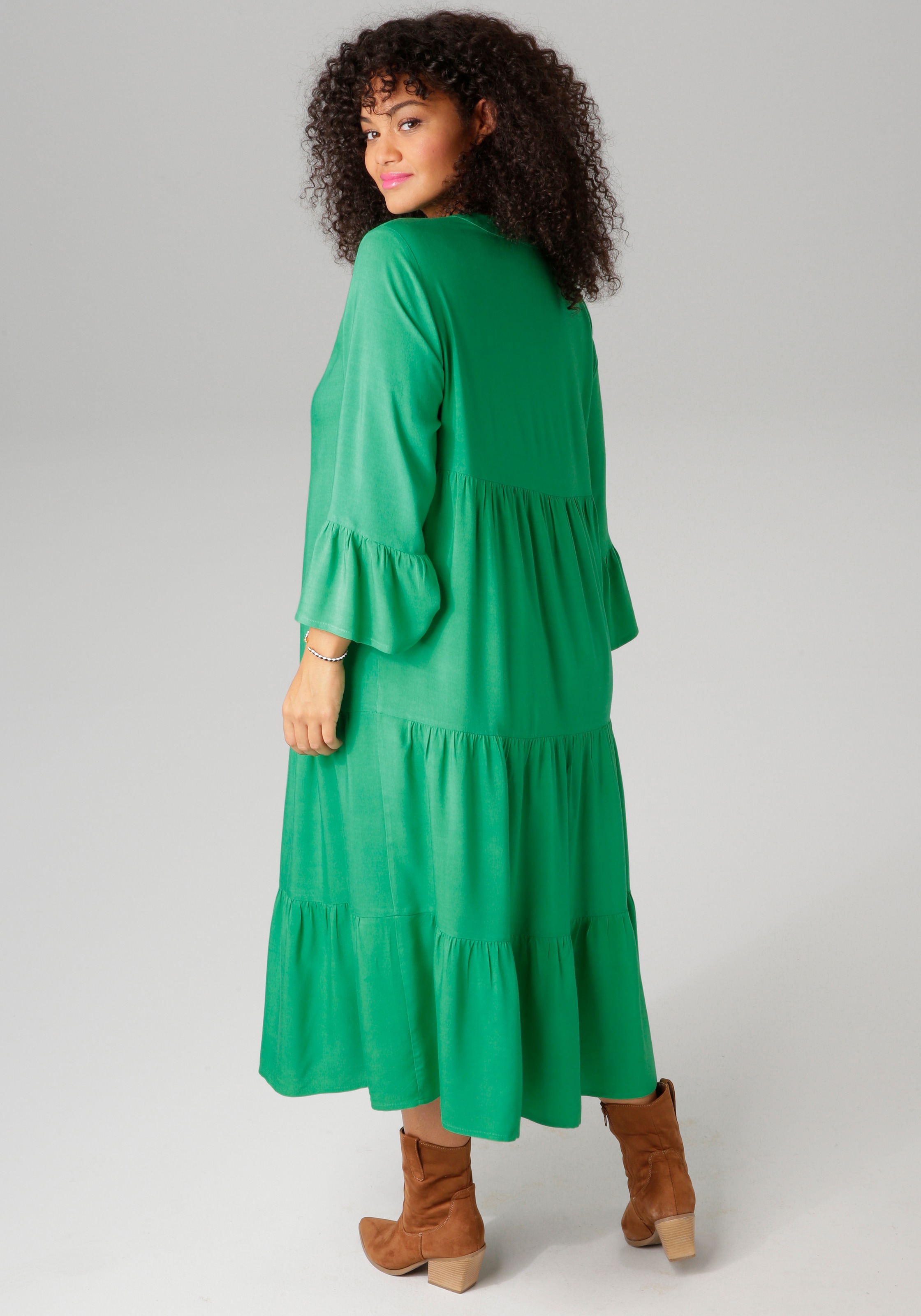 Aniston PLUS Midikleid, In trendigen Farben - NEUE KOLLEKTION