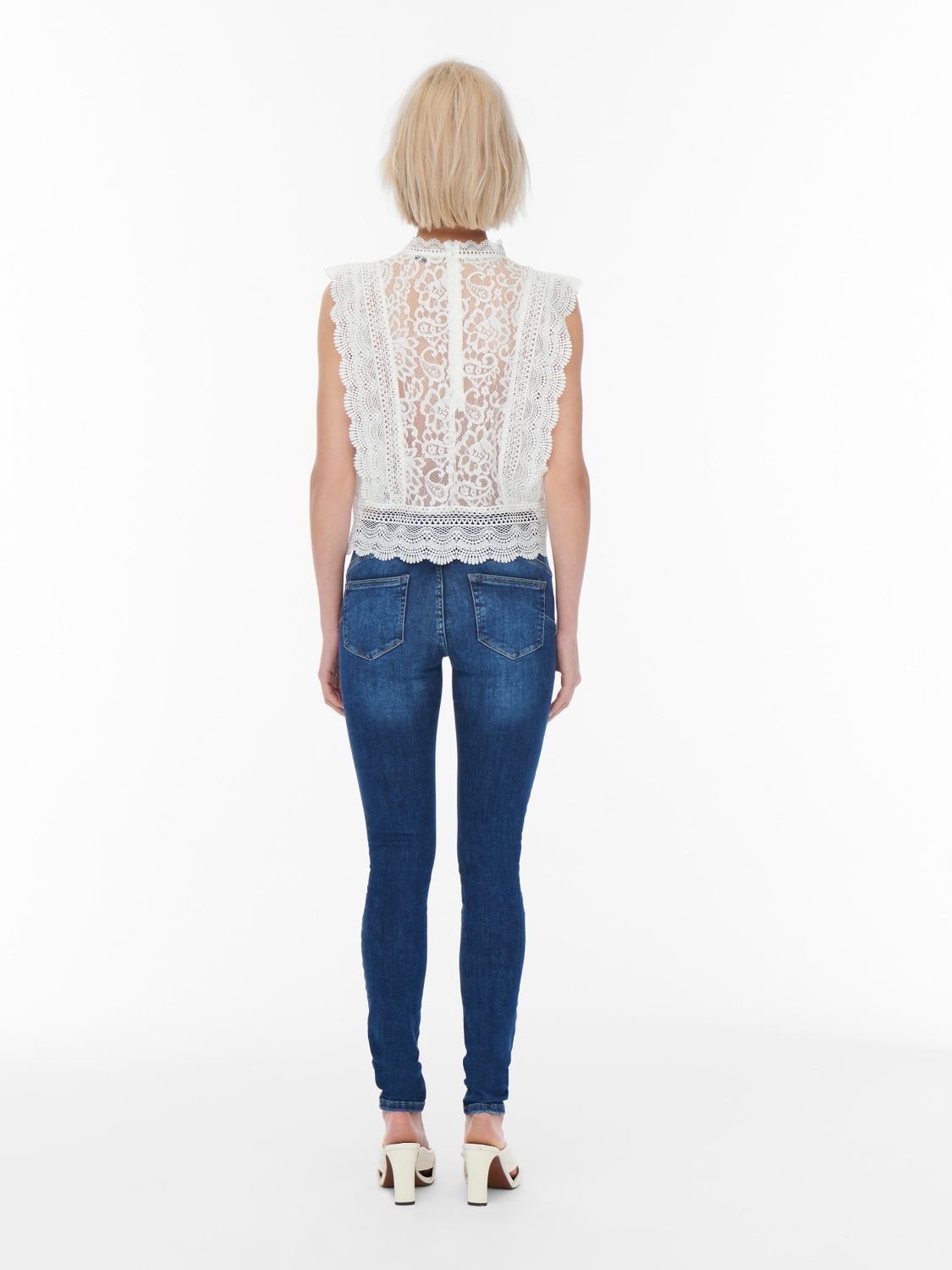 ONLY Spitzenshirt »ONLKARO S/L LACE TOP NOOS WVN«