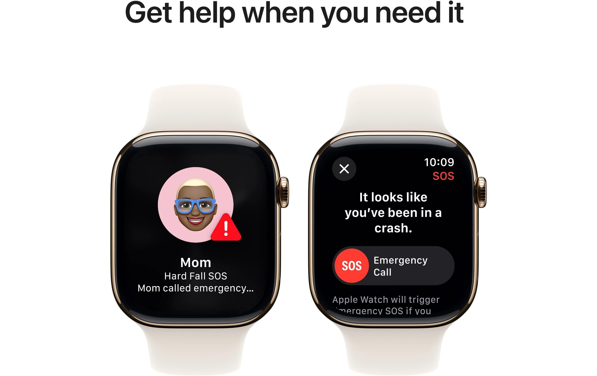 Apple Watch Series 10 Titan, 46 mm, GPS + Cellular, Sport Band M/L, Goldfarben