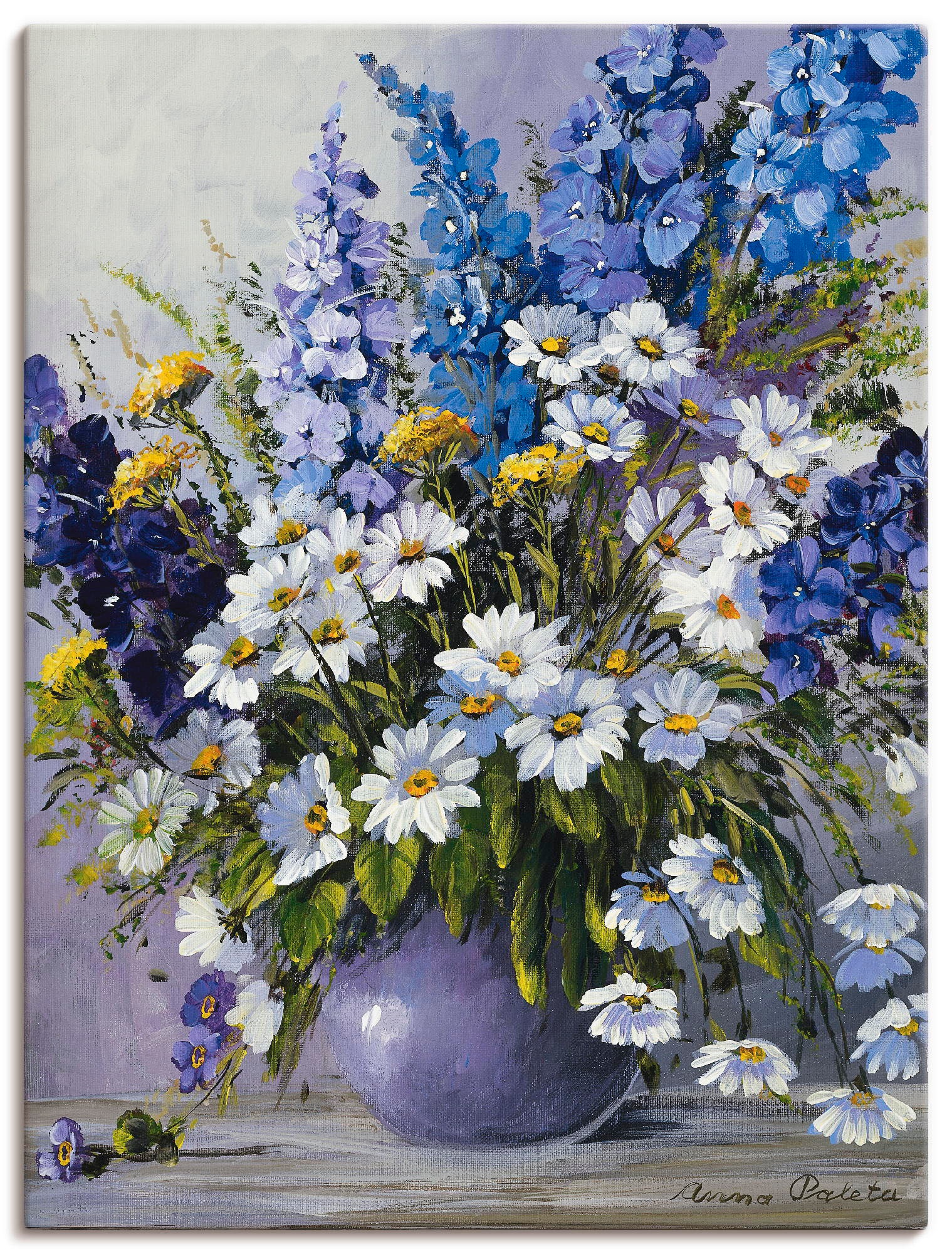 Artland Wandbild "Rittersporn" Blumen 1 Stk. tlg. als Leinwandbild, Poster in verschied. Grössen