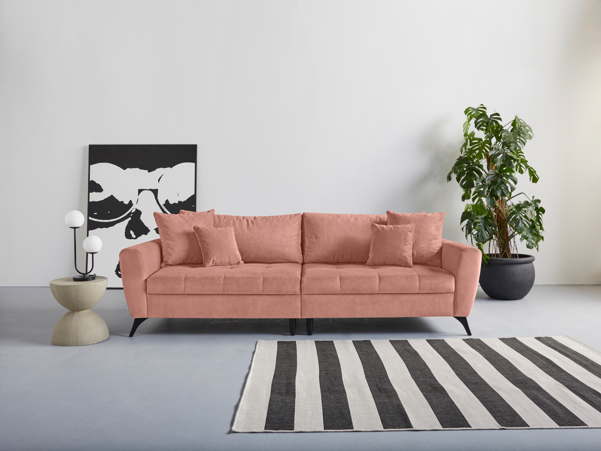 INOSIGN Big-Sofa »Lörby«, Belastbarkeit bis mit Sitzplatz, clean-Bezug auch Aqua pro online 140kg