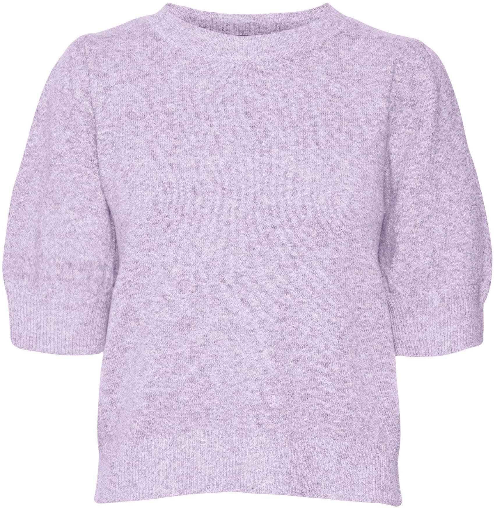 Vero Moda Kurzarmpullover »VMDOFFY 2/4 O-NECK PULLOVER GA NOOS«, mit leichten Puffärmeln