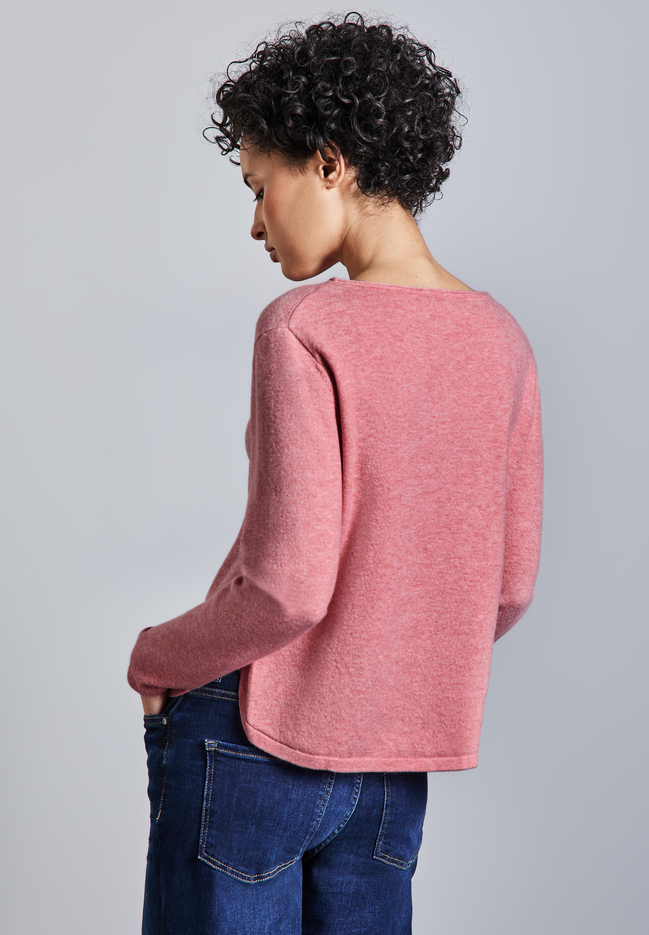 STREET ONE Strickpullover, mit Seitlichen Schlitzen