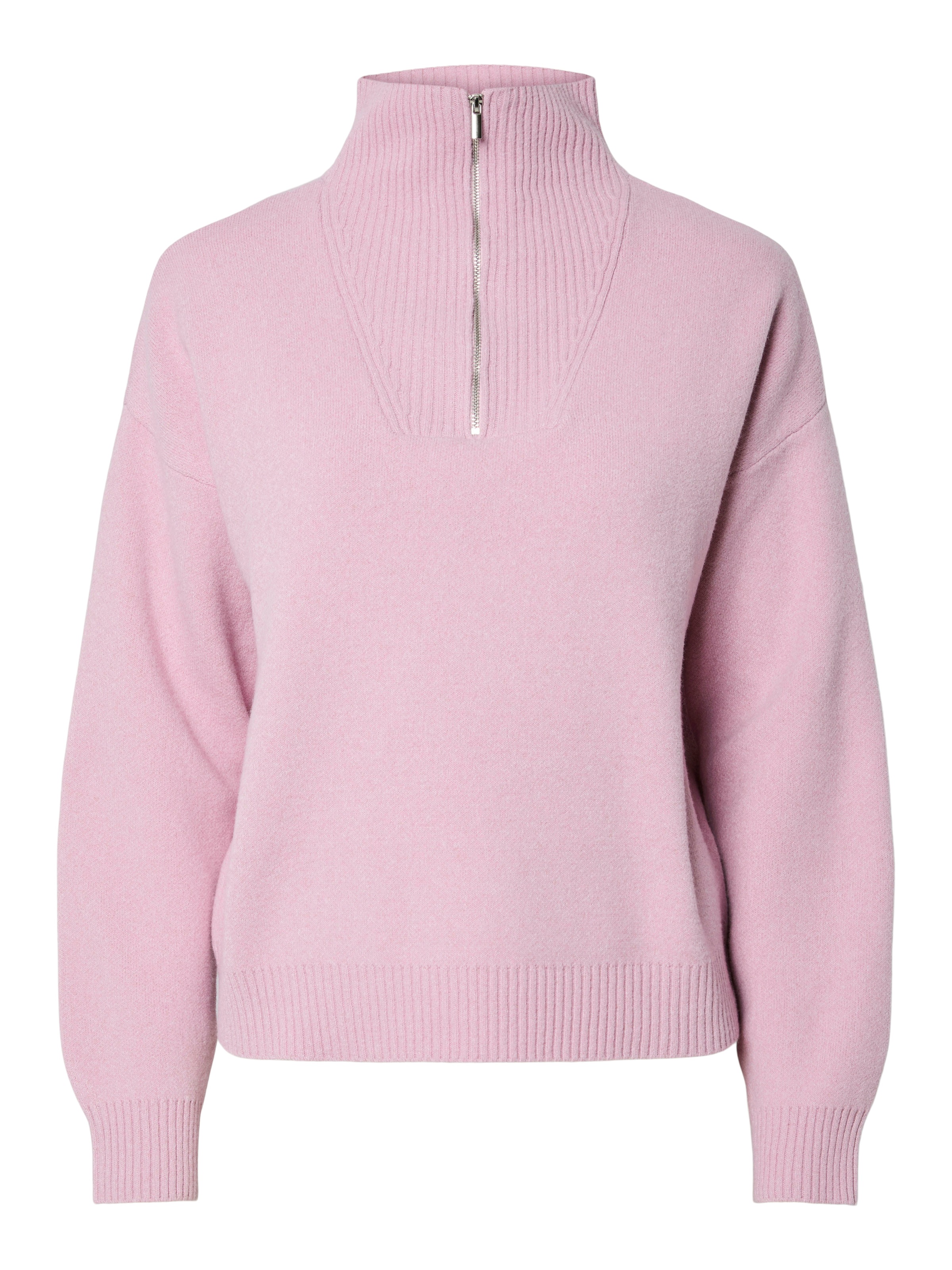 pieces Troyer »PCOREE LS HALF ZIP KNIT PWP BC«