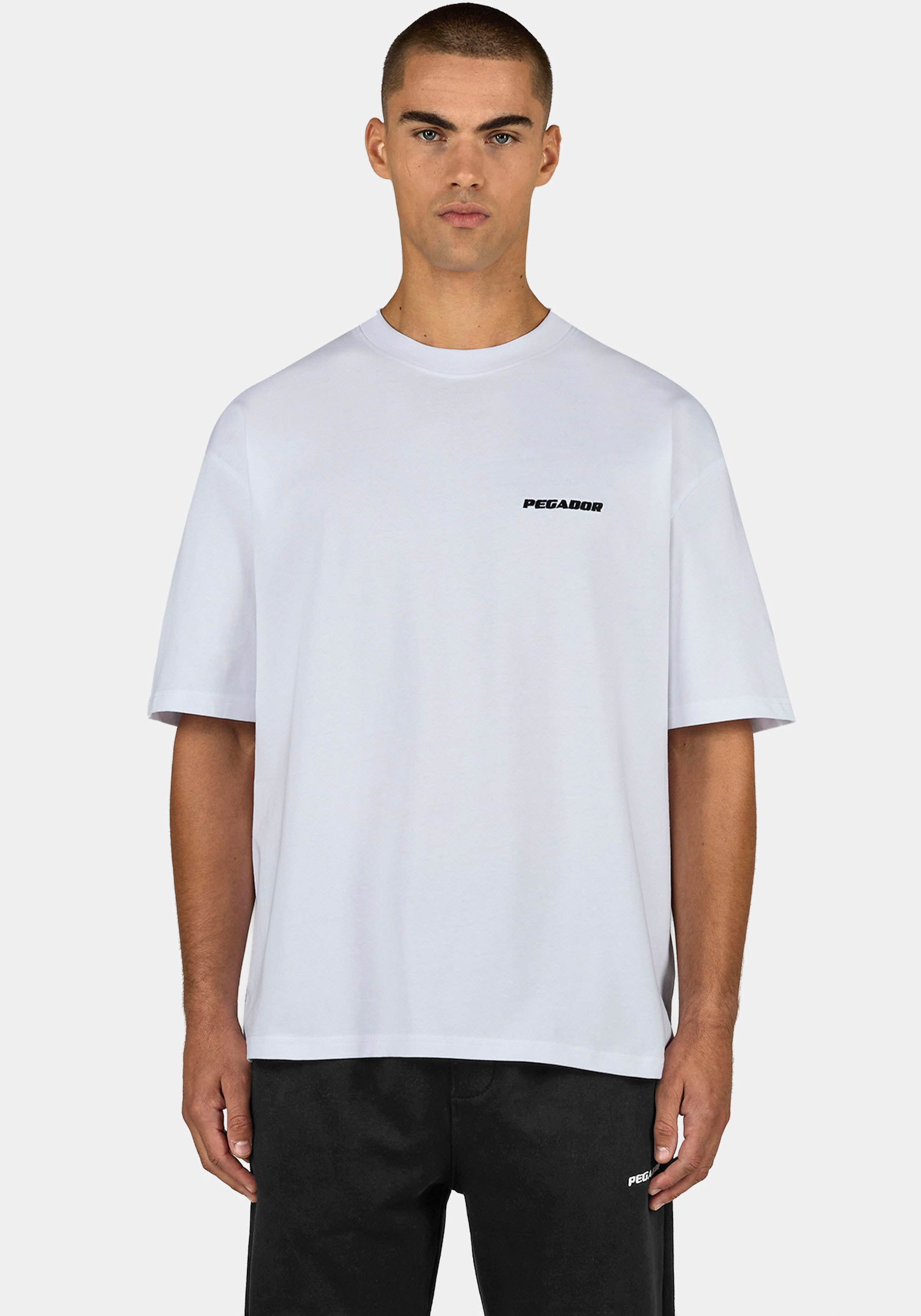 PEGADOR T-Shirt "LOGO OVERSIZED TEE" Baumwolle, oversize