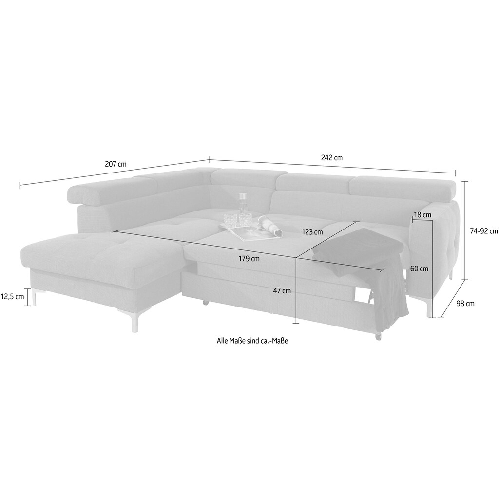 COTTA Ecksofa »Sammy«