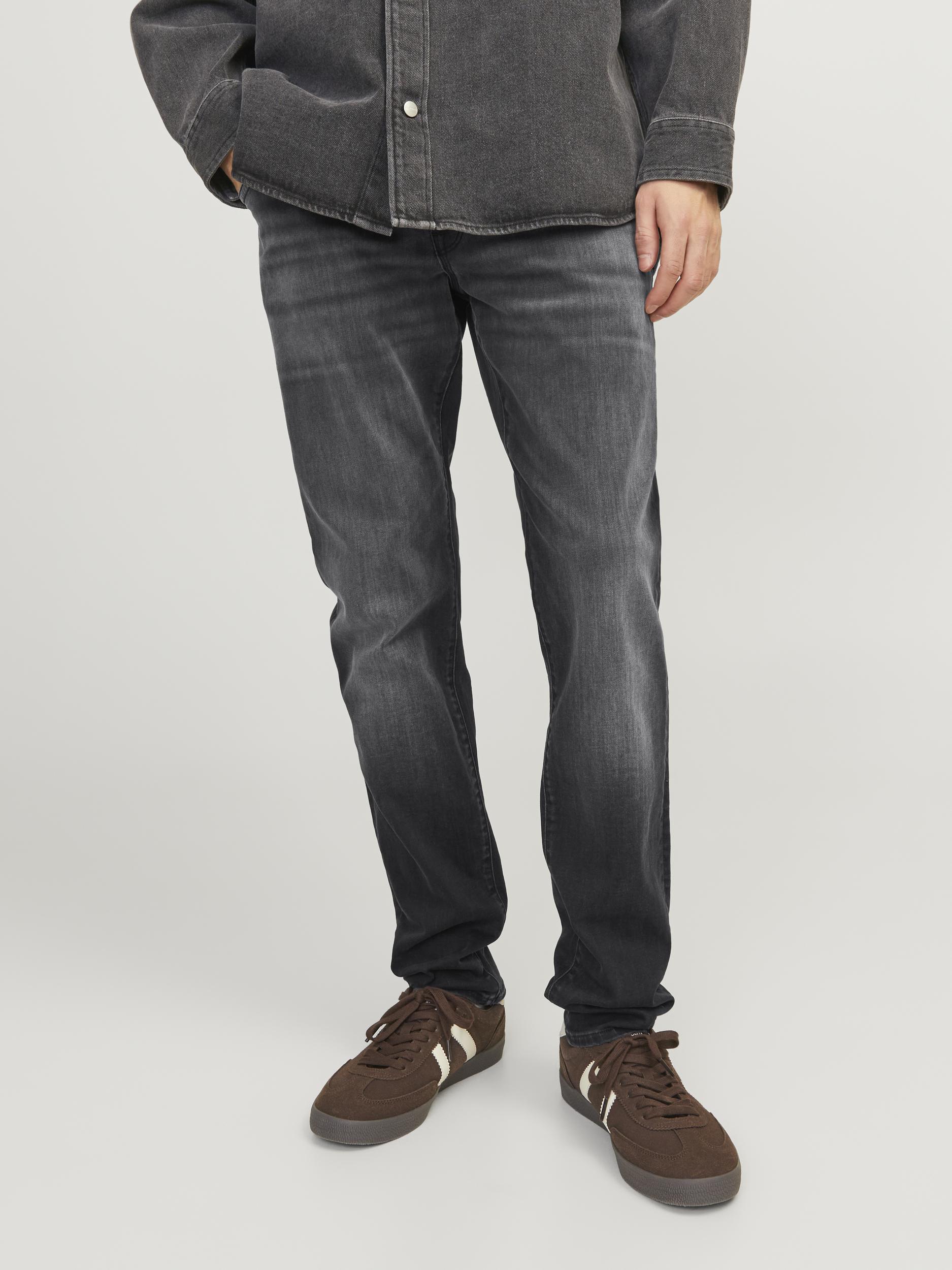 JACK & JONES Jjiglenn Jjfox Am 496 Noos - Jeans Uomo Denim, Vestibilità Comoda E Design Creativo