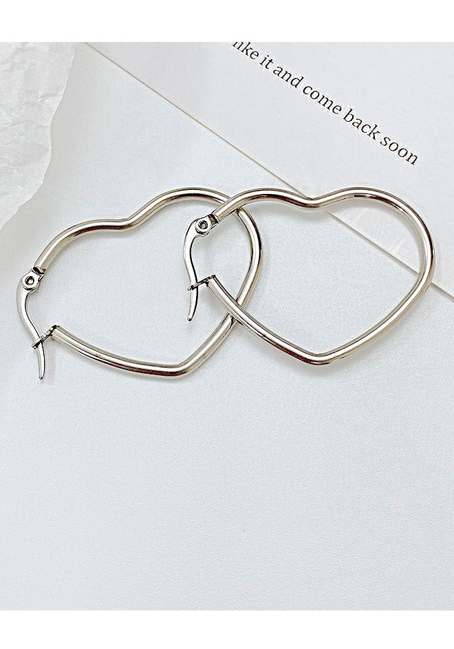 Firetti Paar Creolen "Schmuck Geschenk Herz"
