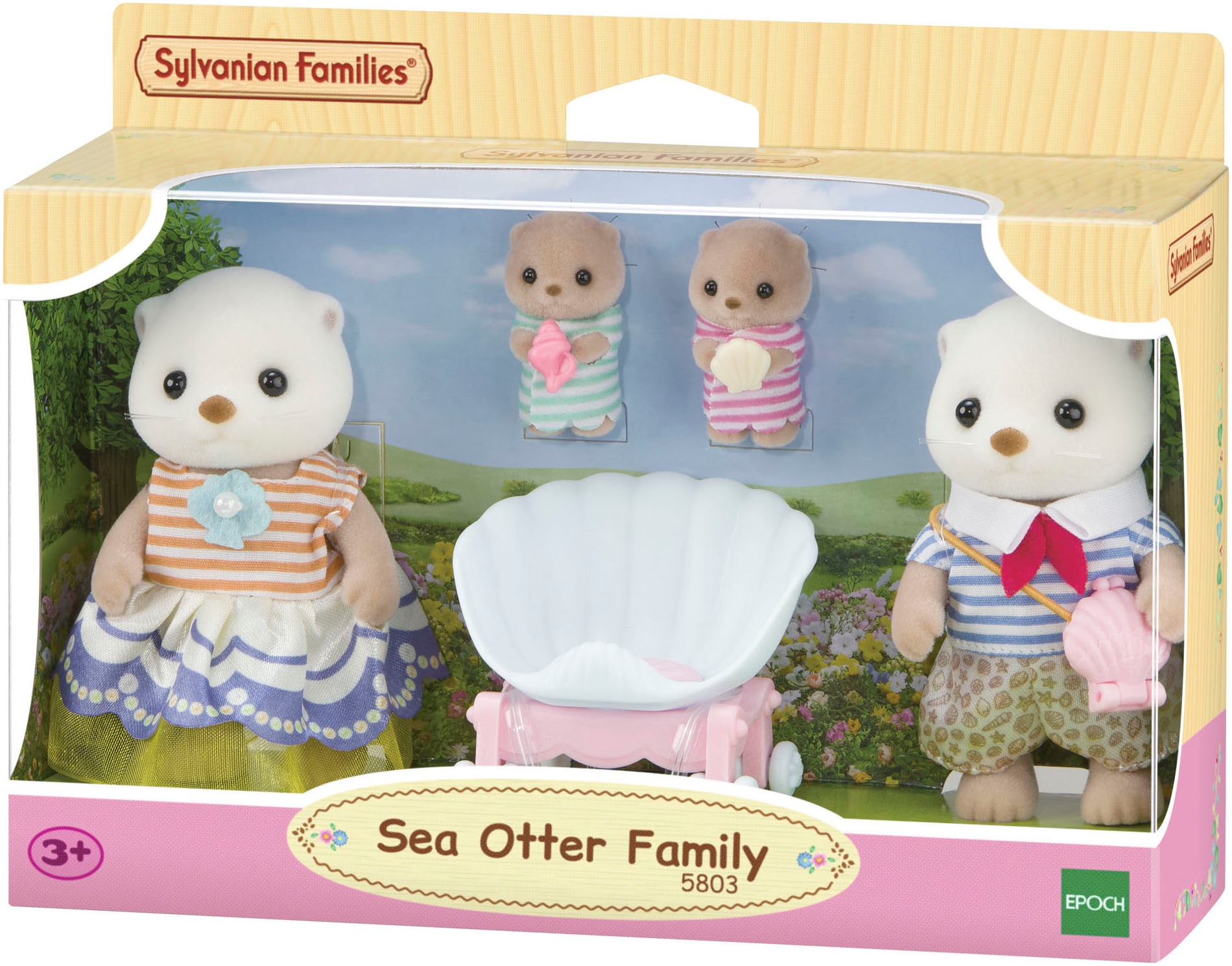Sylvanian Families Spielfigur "Sylvanian Families Seeotter Familie (5803)"