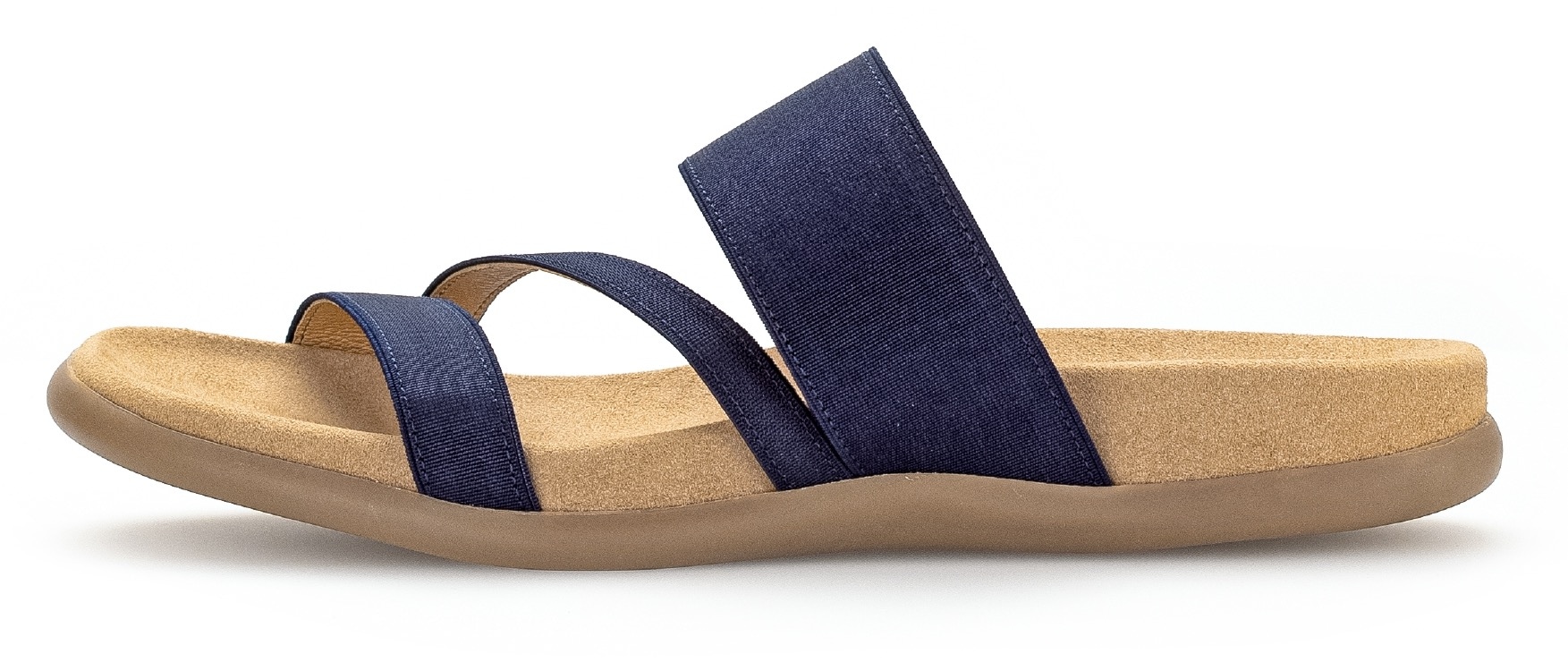 Gabor Pantolette, Keilabsatz, Sommerschuh, Schlappen mit atmungsaktivem Lederfutter