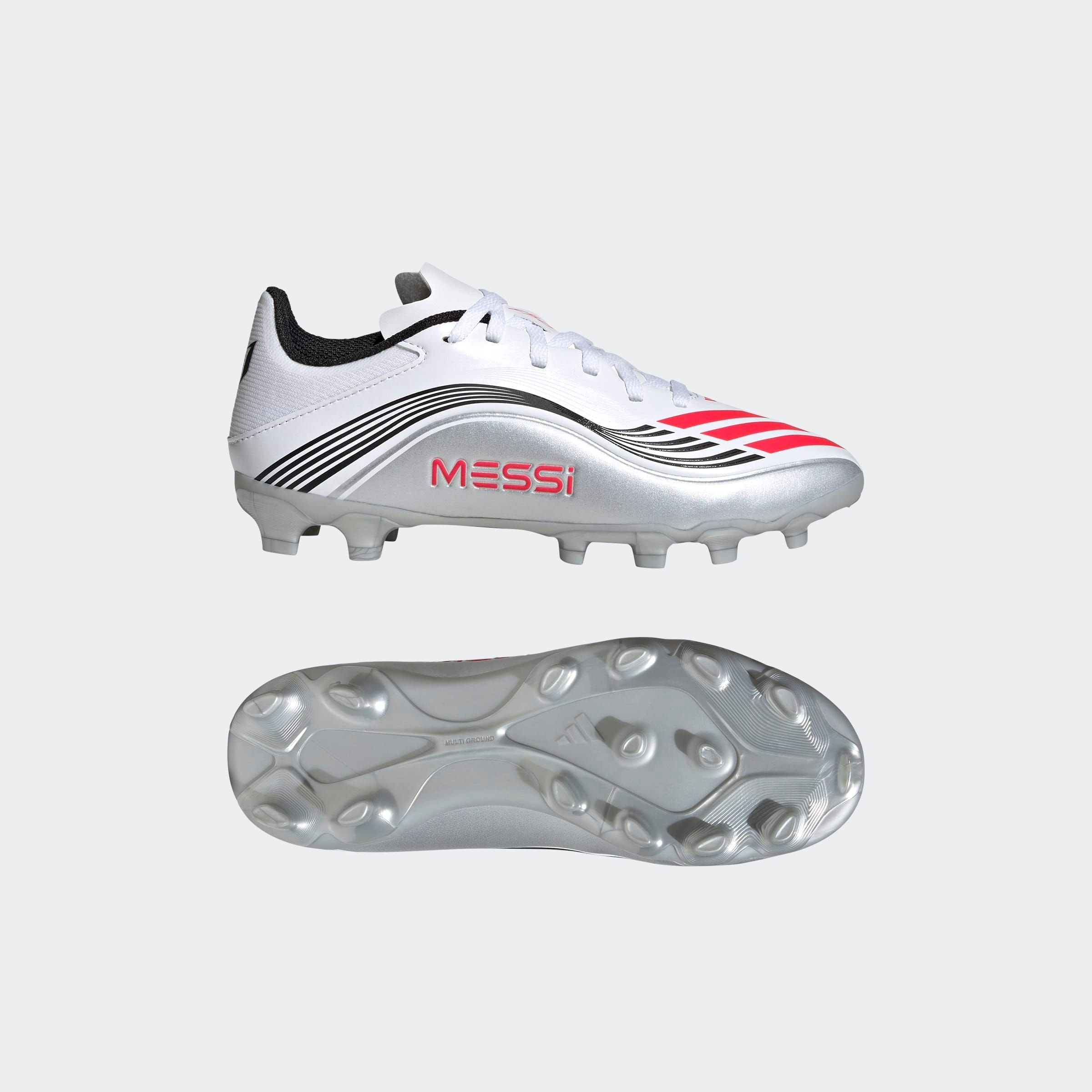 adidas Performance Fussballschuh »F50 MESSI LEAGUE MULTI-GROUND E KINDER«, geeignet für Rasen- und Kunstrasenplätze